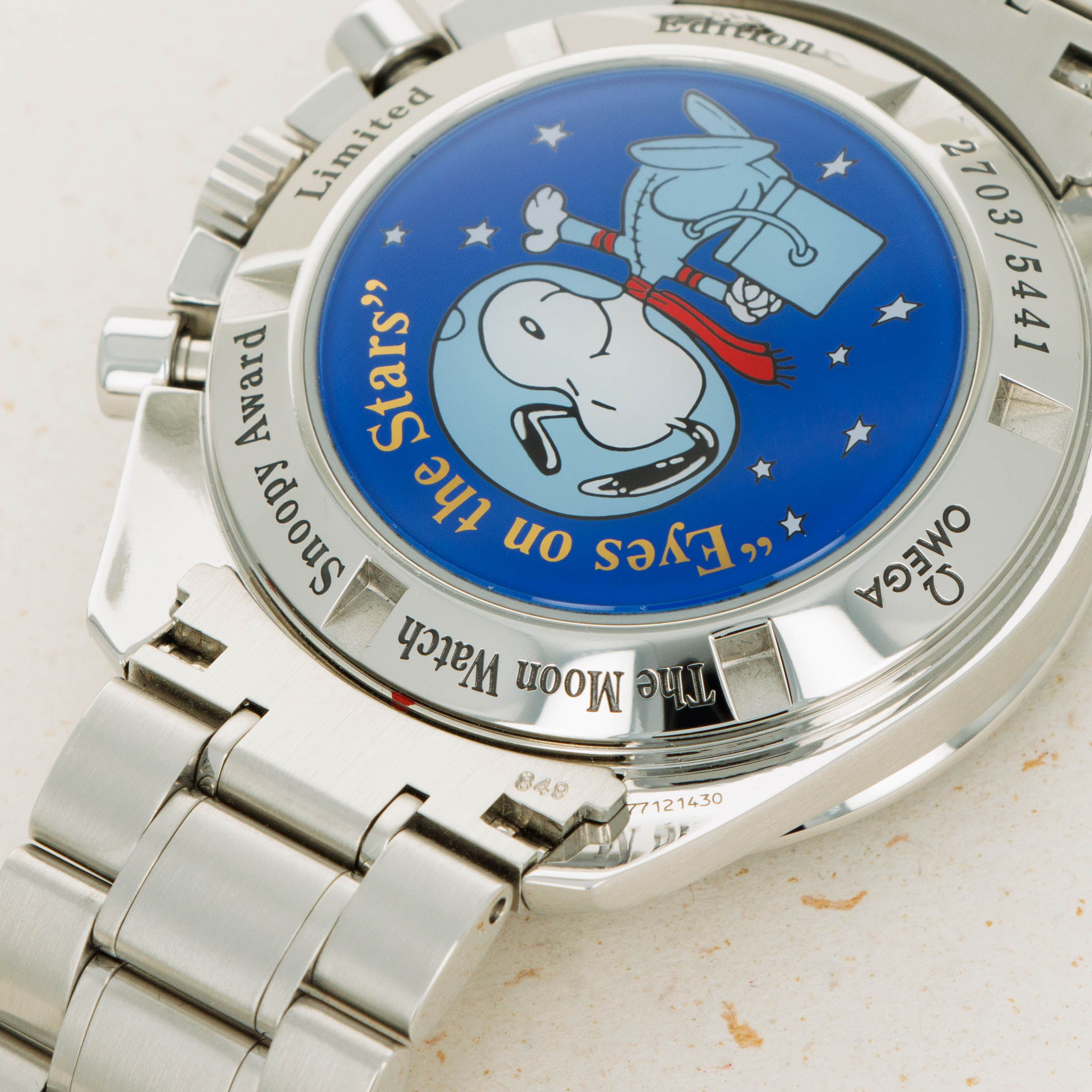 Omega Speedmaster Professional 3578.51.00 Snoopy Eyes on the Stars Auctions Loupe This