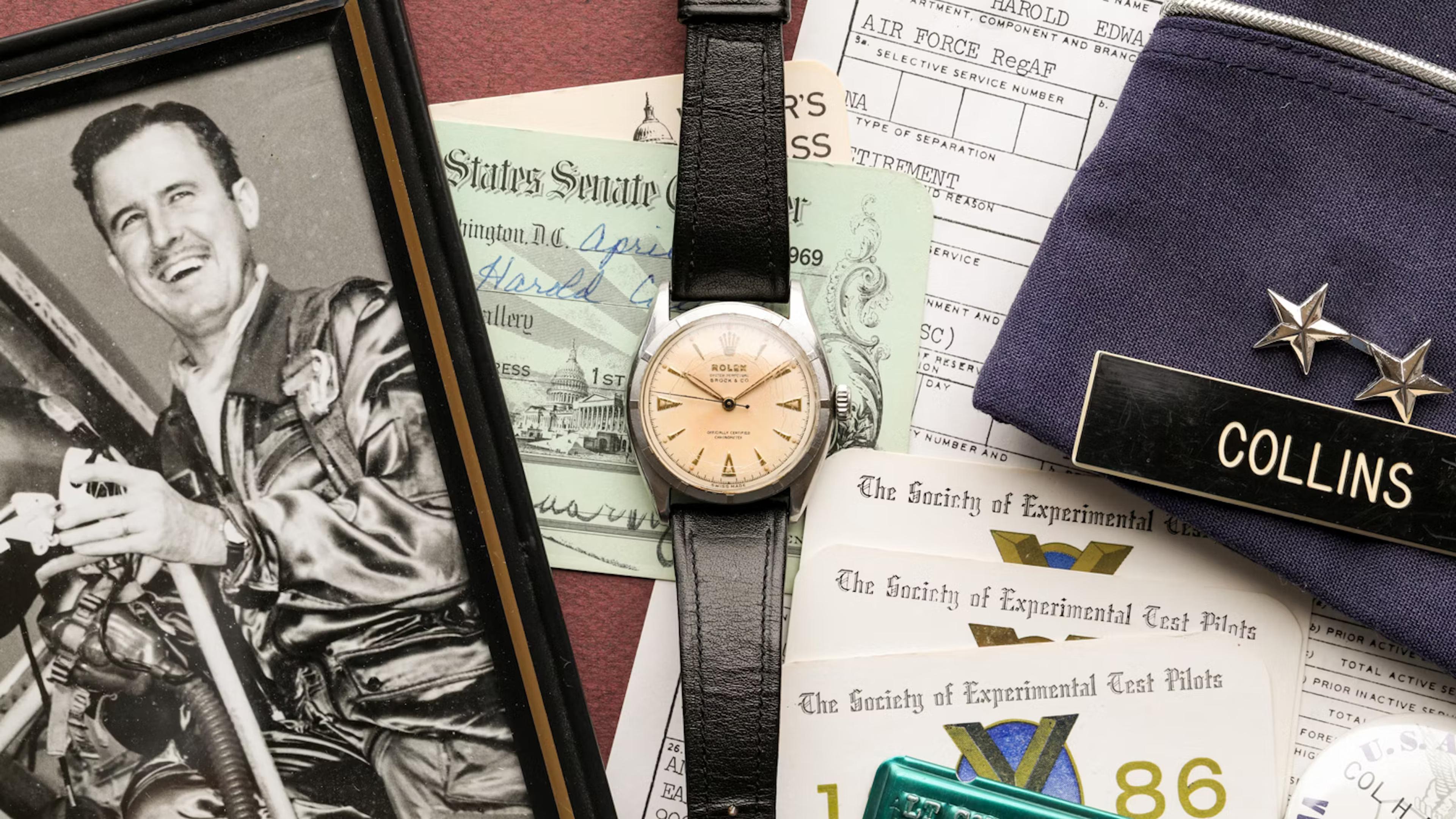 Bring a Loupe A Salesman's Set Of Breitlings, A Steal Of A Longines, And A Rolex Oyster Perpetual With Air Force Provenance