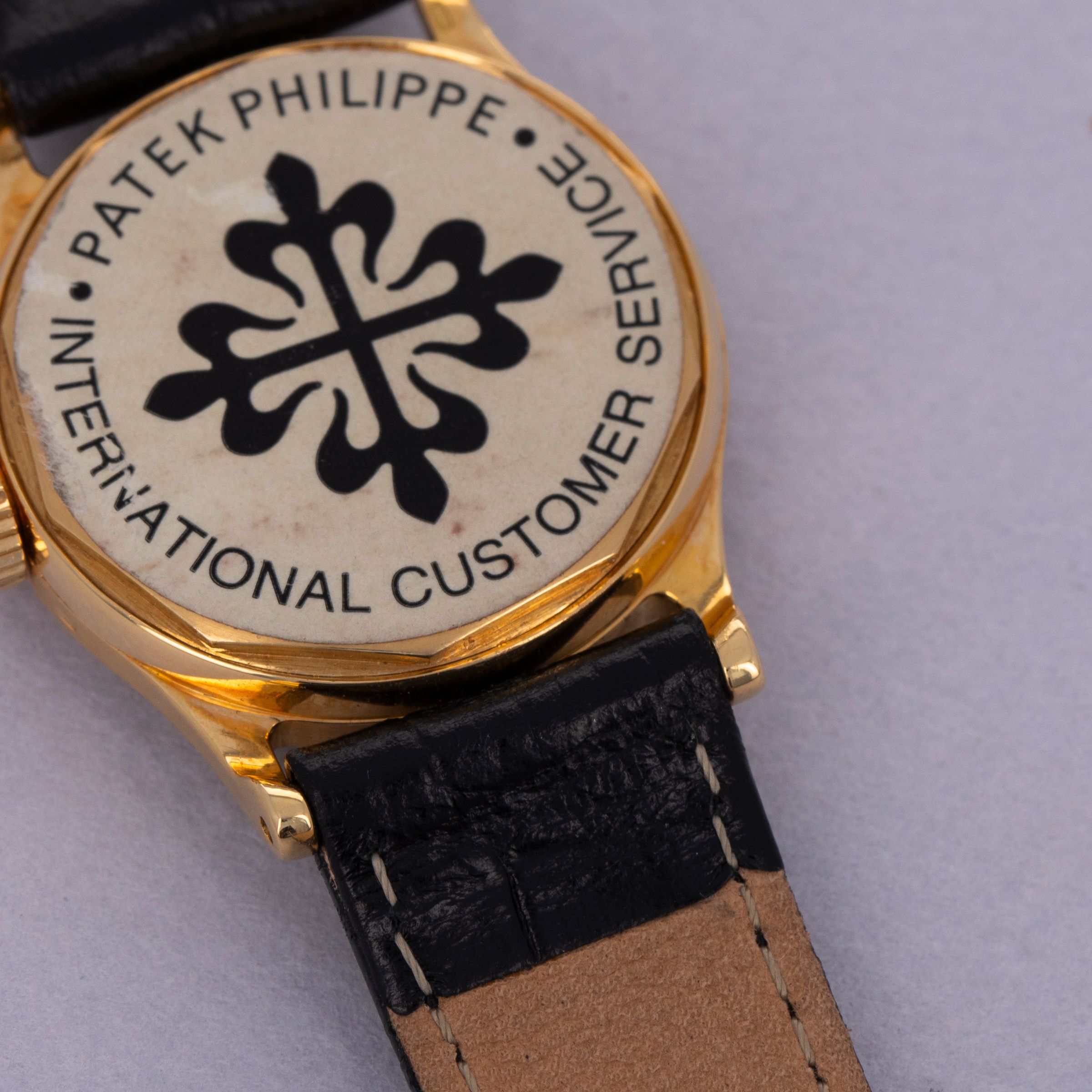 Patek Philippe Calatrava 438 Champagne Stick Dial 18k YG