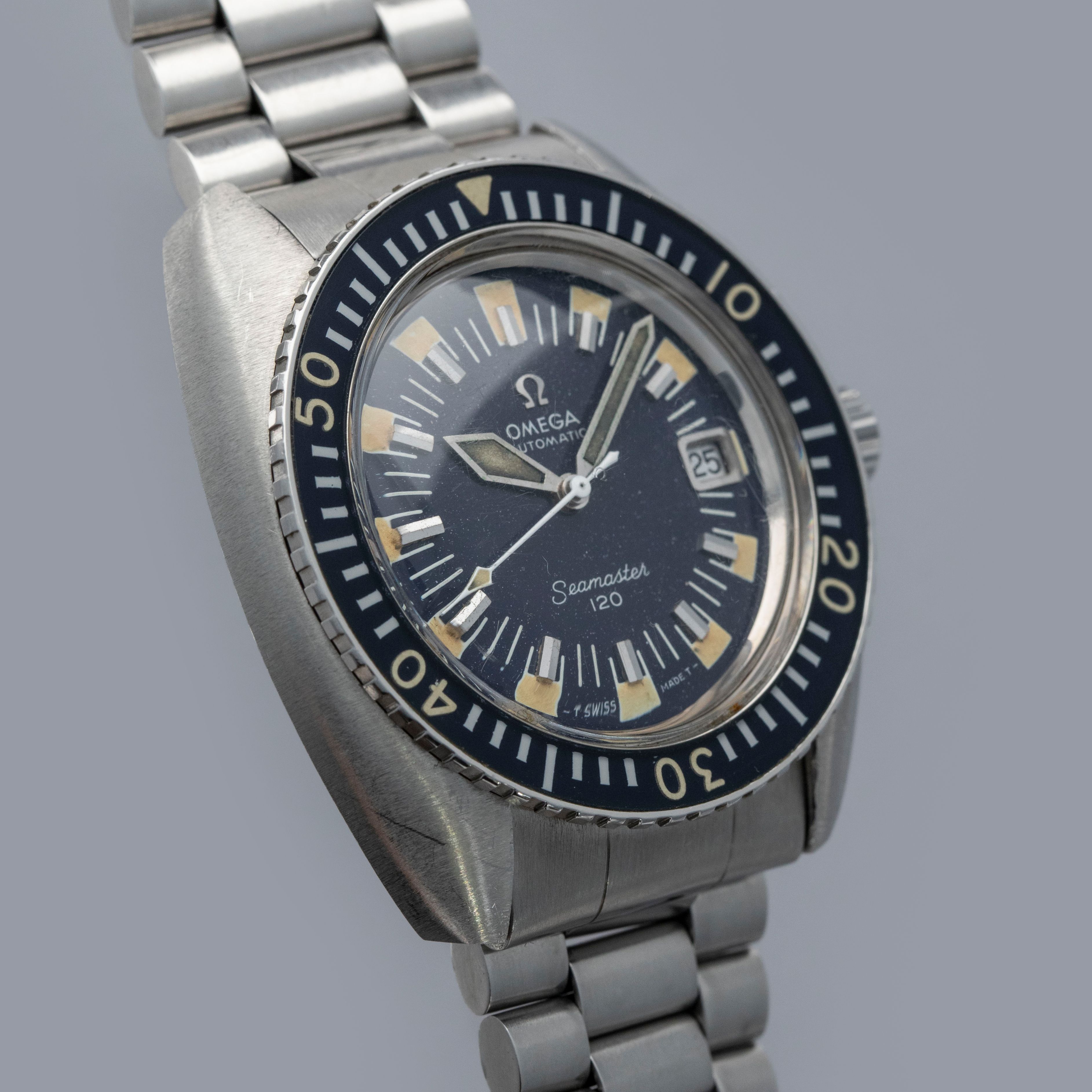 Omega Seamaster 120 166.073.ST Deep Blue | Auctions | Loupe This