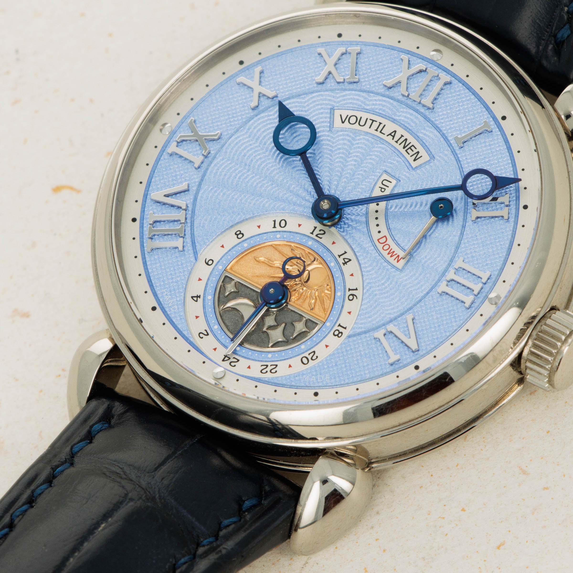 Kari Voutilainen GMT 216 GMR 18k WG Ice Blue Dial Auctions