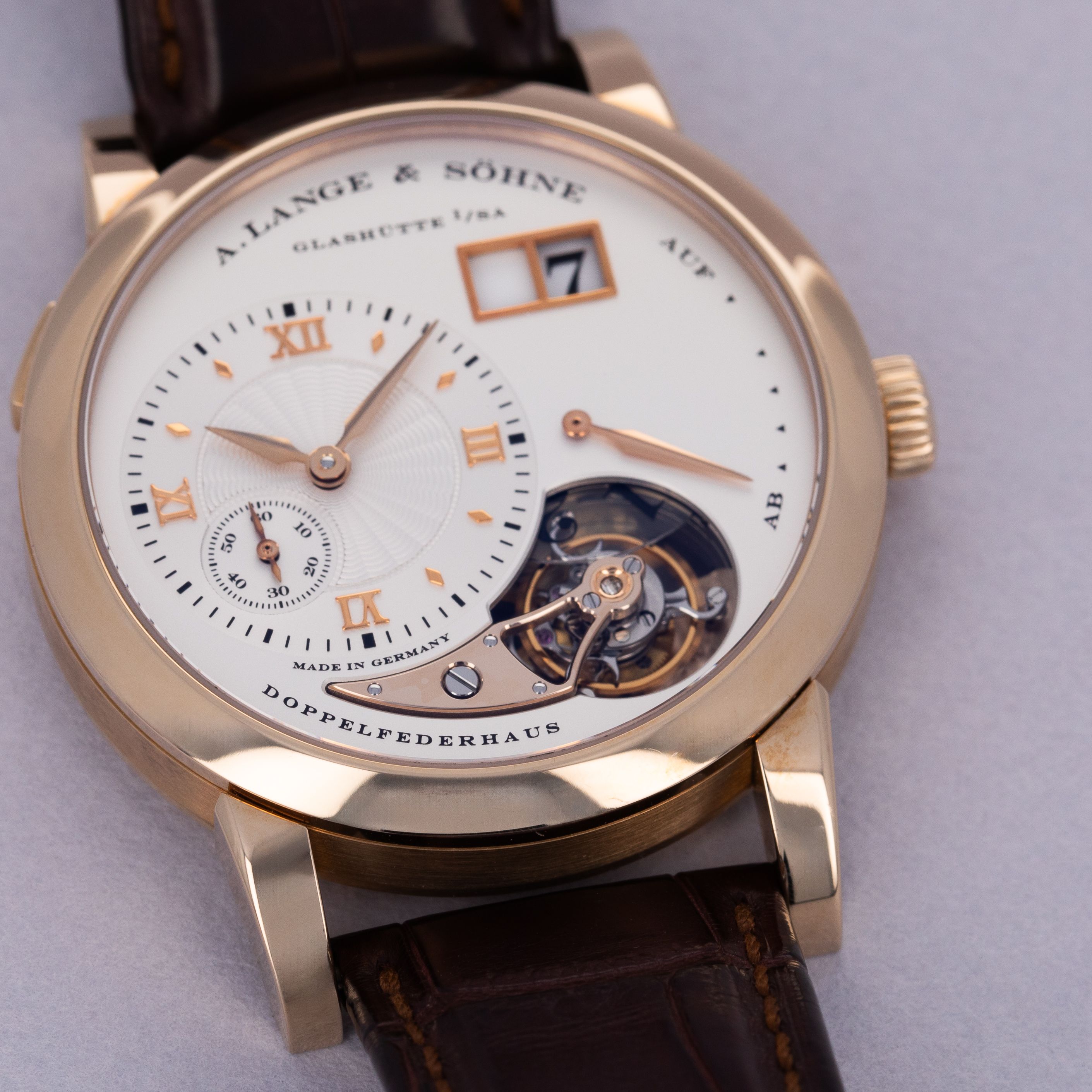 A. Lange & Sohne Lange 1 Tourbillon 722.0450 Honeygold Homage to