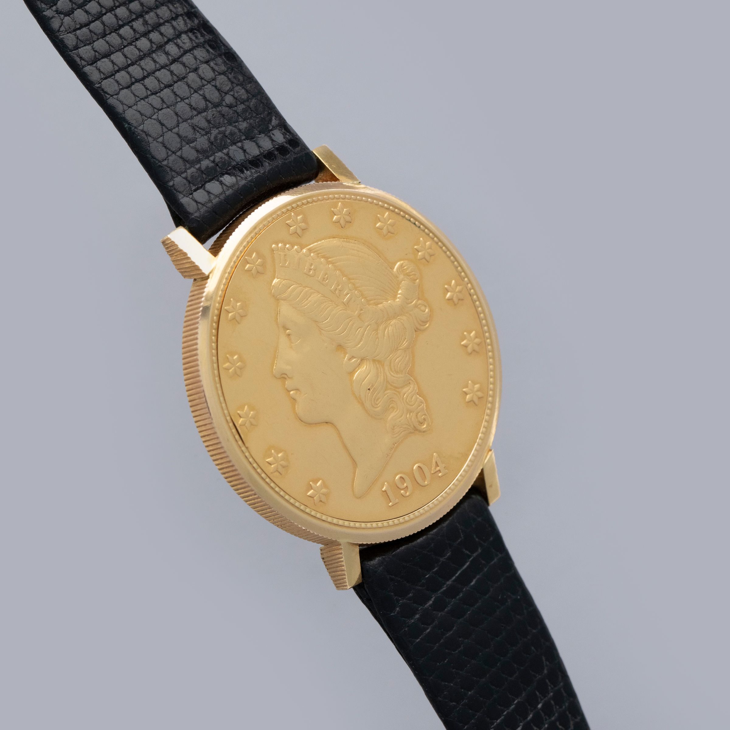 Bucherer $20 Gold Coin Watch 18k YG | Auctions | Loupe This