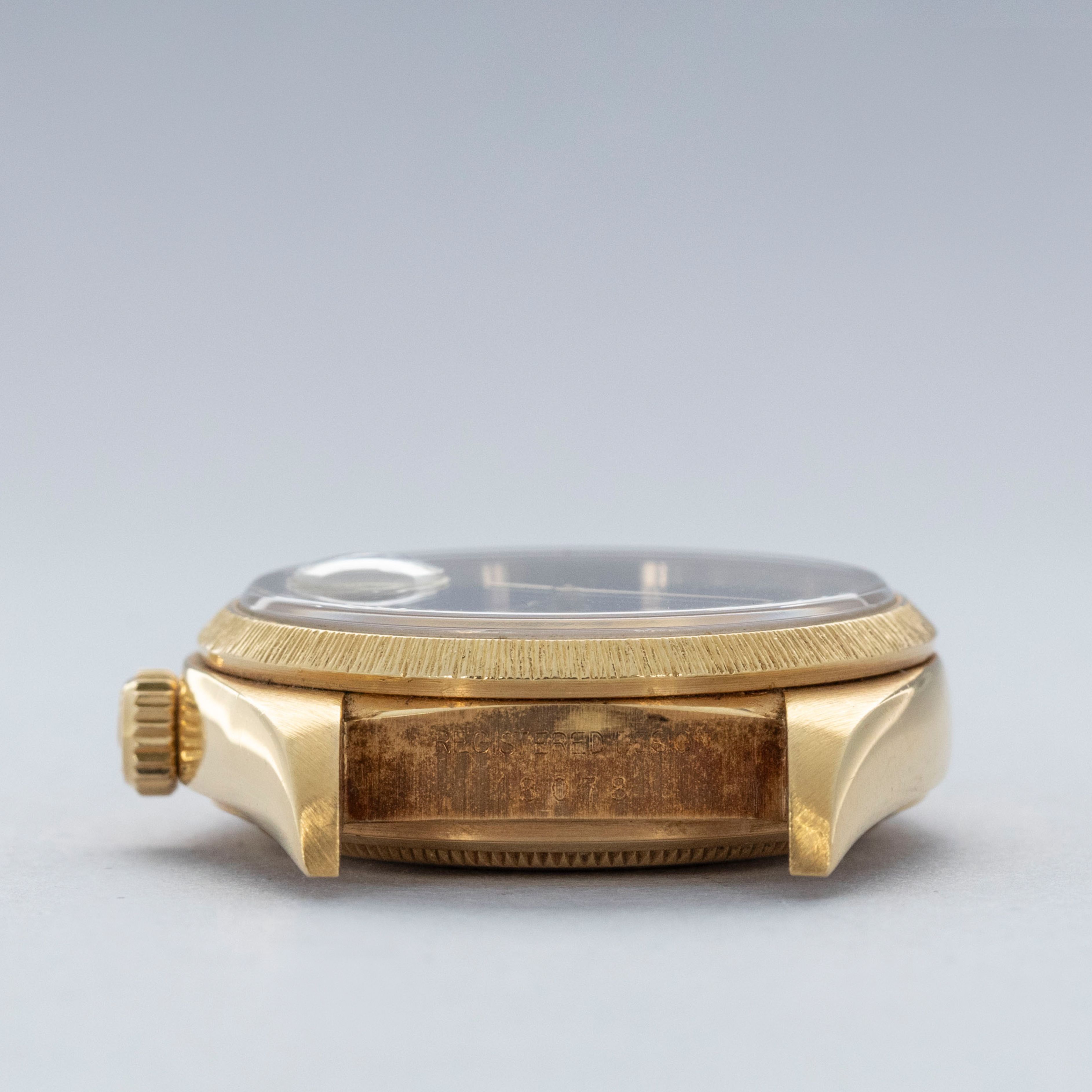 Rolex Day-Date 18078 Bark Finish Lapis Lazuli Dial 18k YG