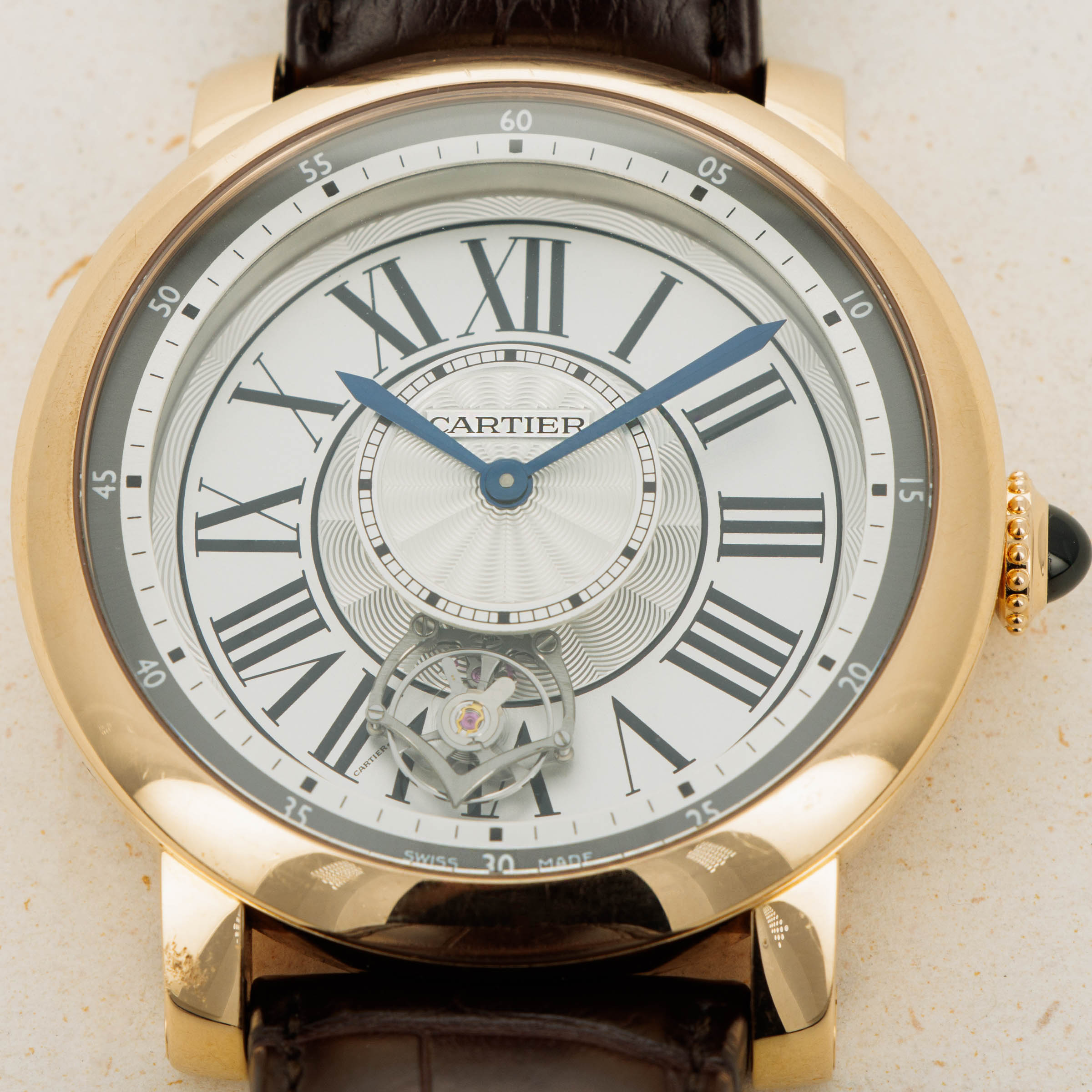 Cartier Rotonde De Cartier Astrotourbillon 3308 18k RG Auctions