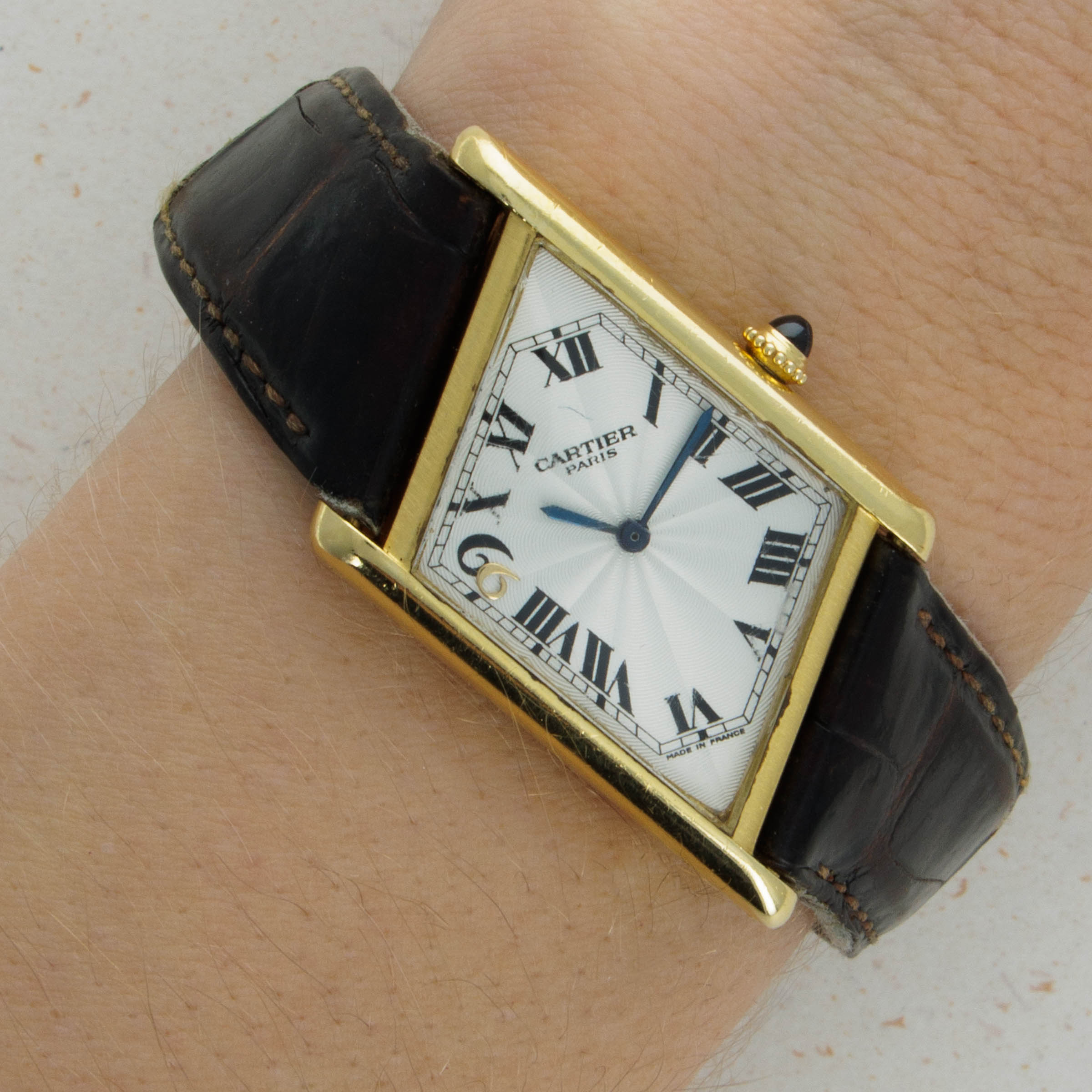 Cartier Tank Asymetrique For Macau 2488 YG Box and Papers