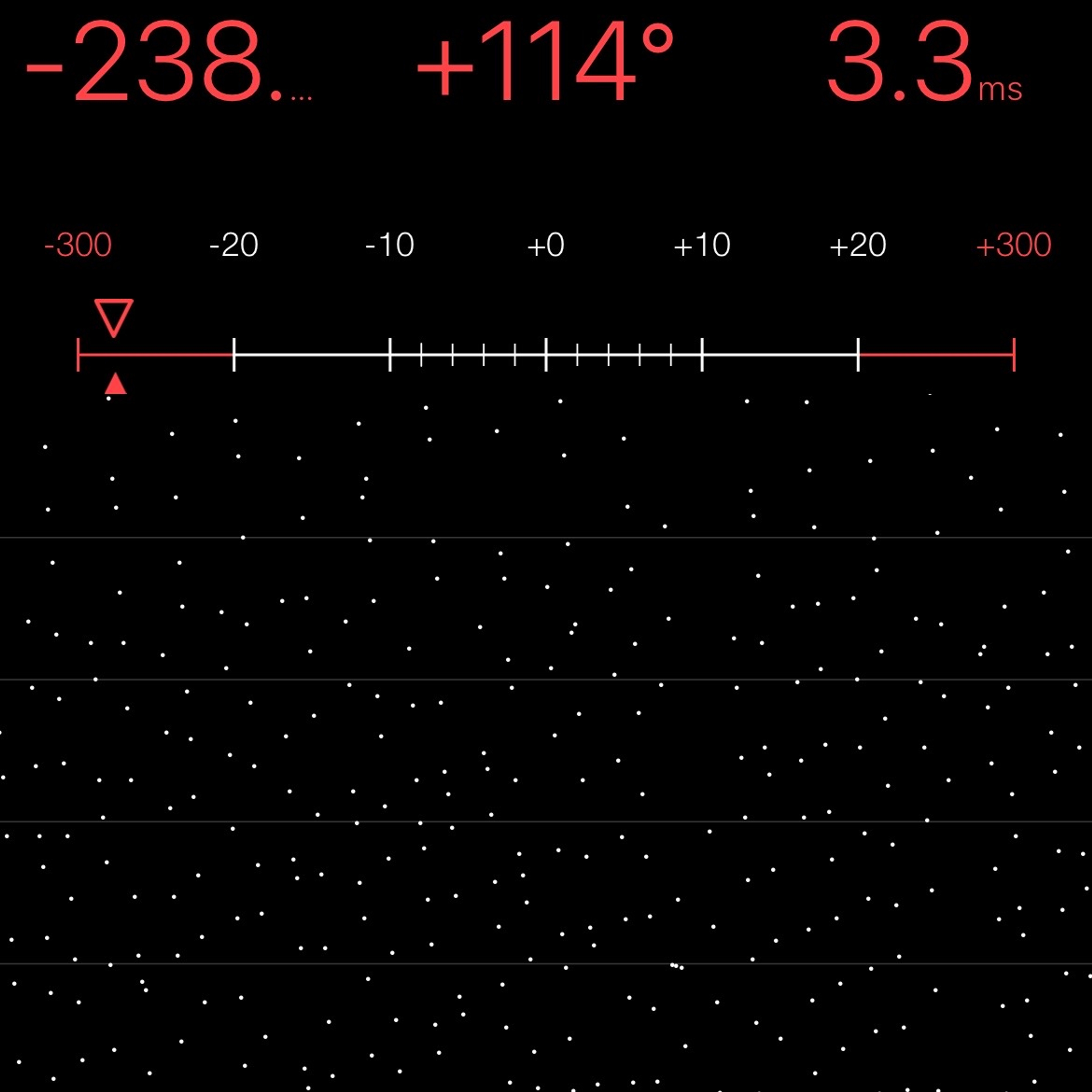 TIMING MACHINE READOUT