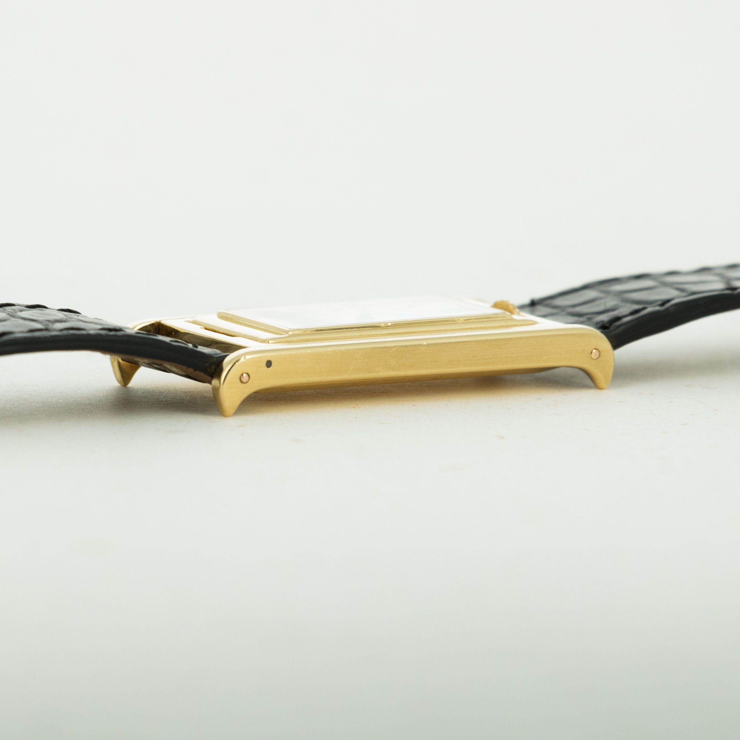 Cartier Tank Basculante 18k Yellow Gold Mechanical Wind | Auctions