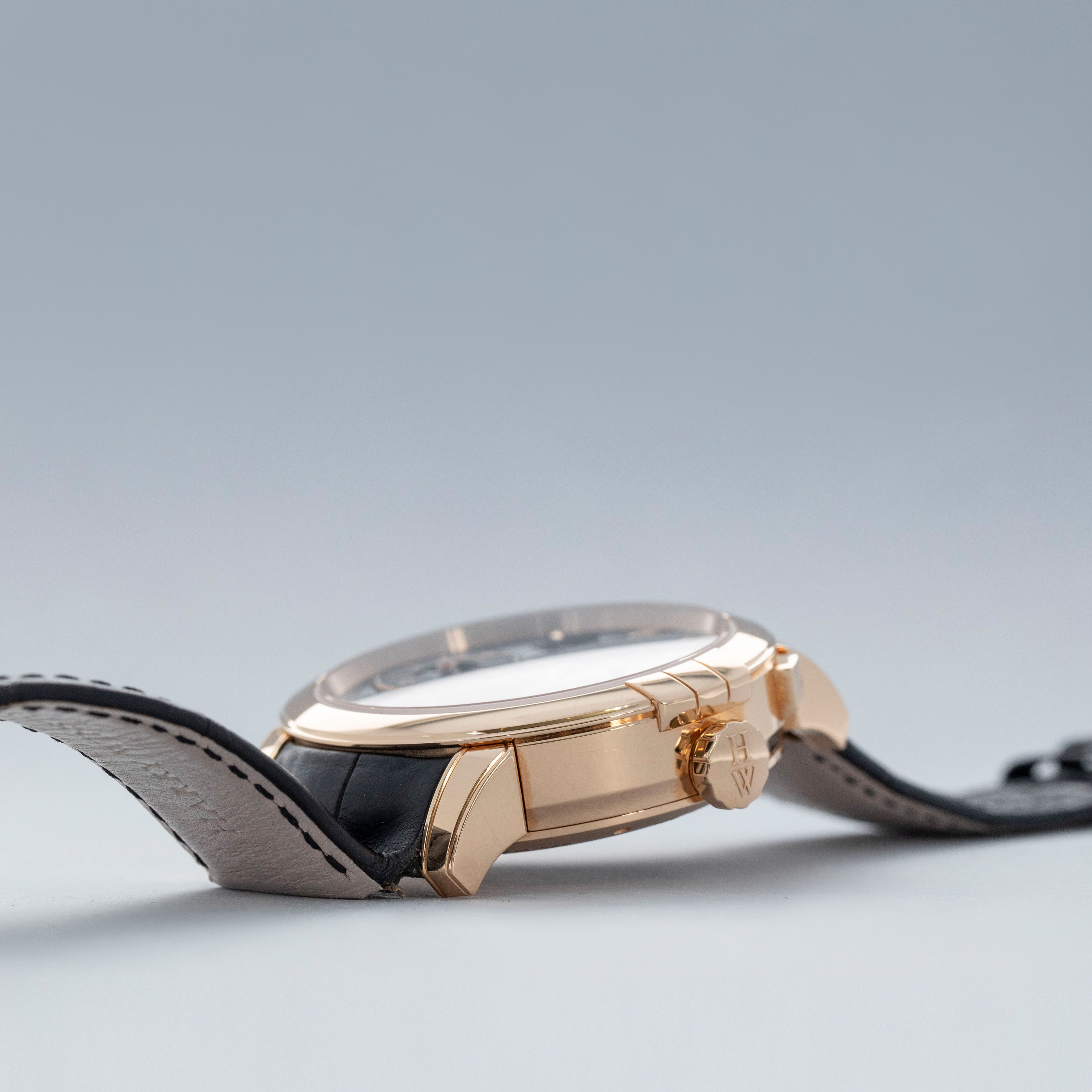 Harry Winston Midnight GMT Tourbillon 450/MATTZ45R Black Dial 18k