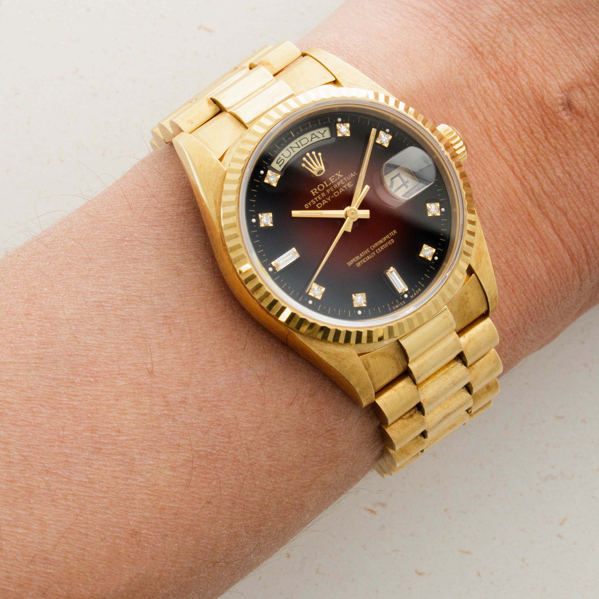 Rolex Vignette Day-Date 18238 | Auctions | Loupe This