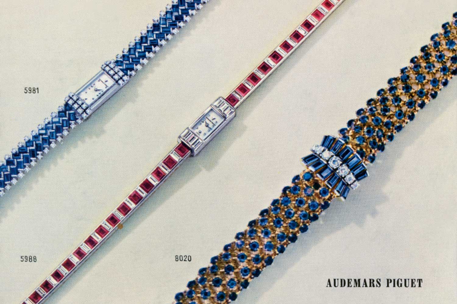 Audemars Piguet Ladies Reference 8020 Sapphire and Diamond Covered