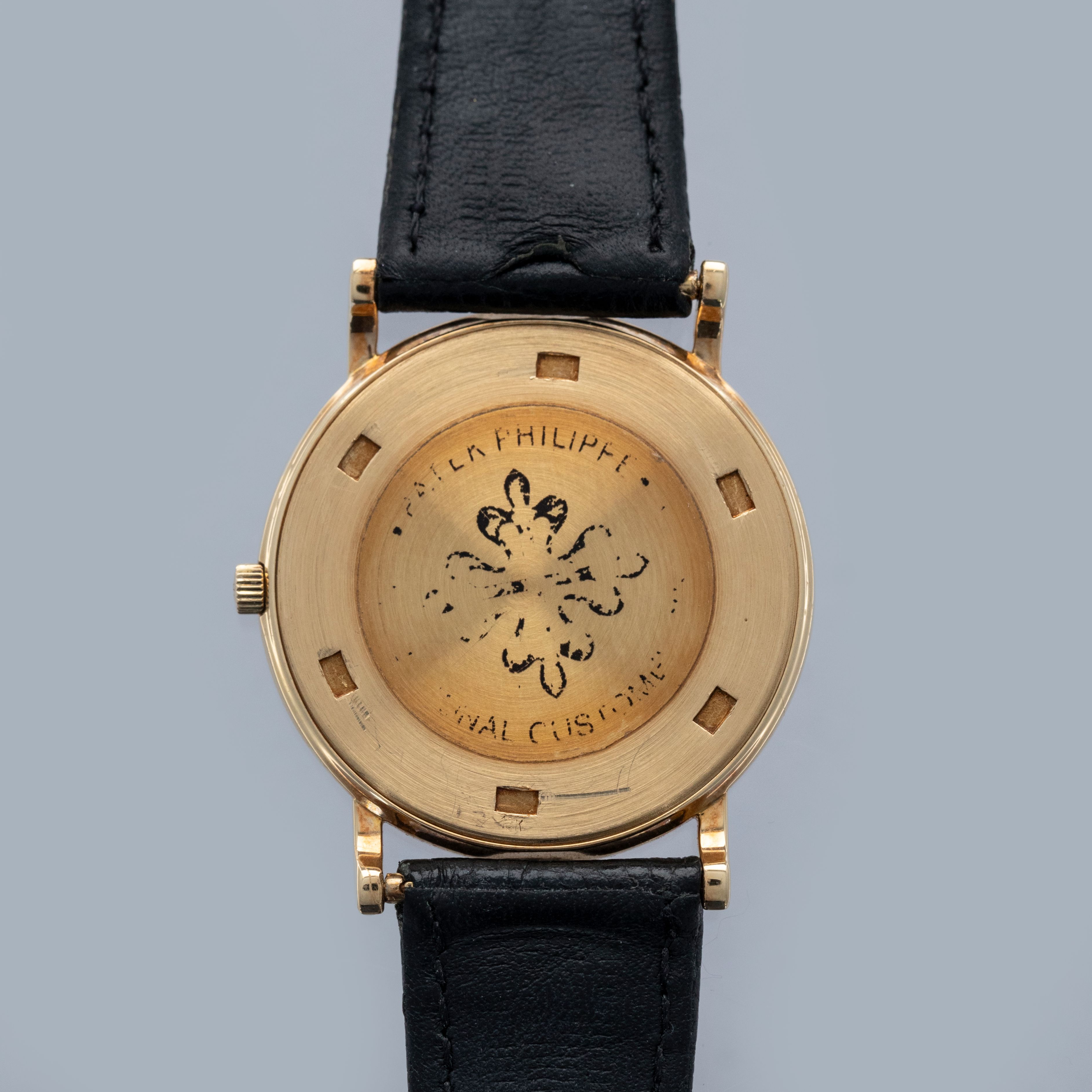 Patek Philippe Calatrava 3520D Hobnail Bezel 18k YG Retailed by