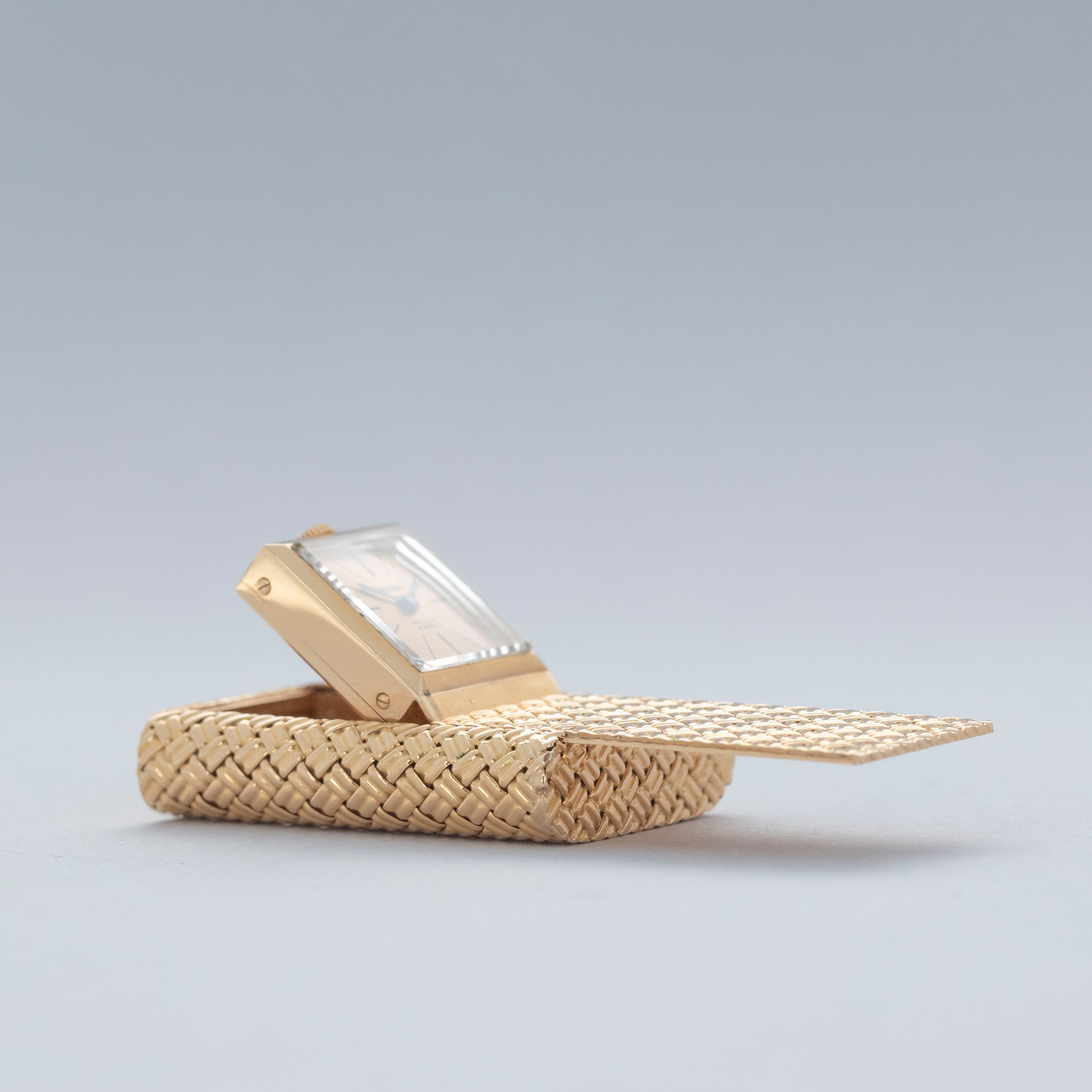 Jaeger-LeCoultre Purse Watch made for Van Cleef & Arpels 18k YG