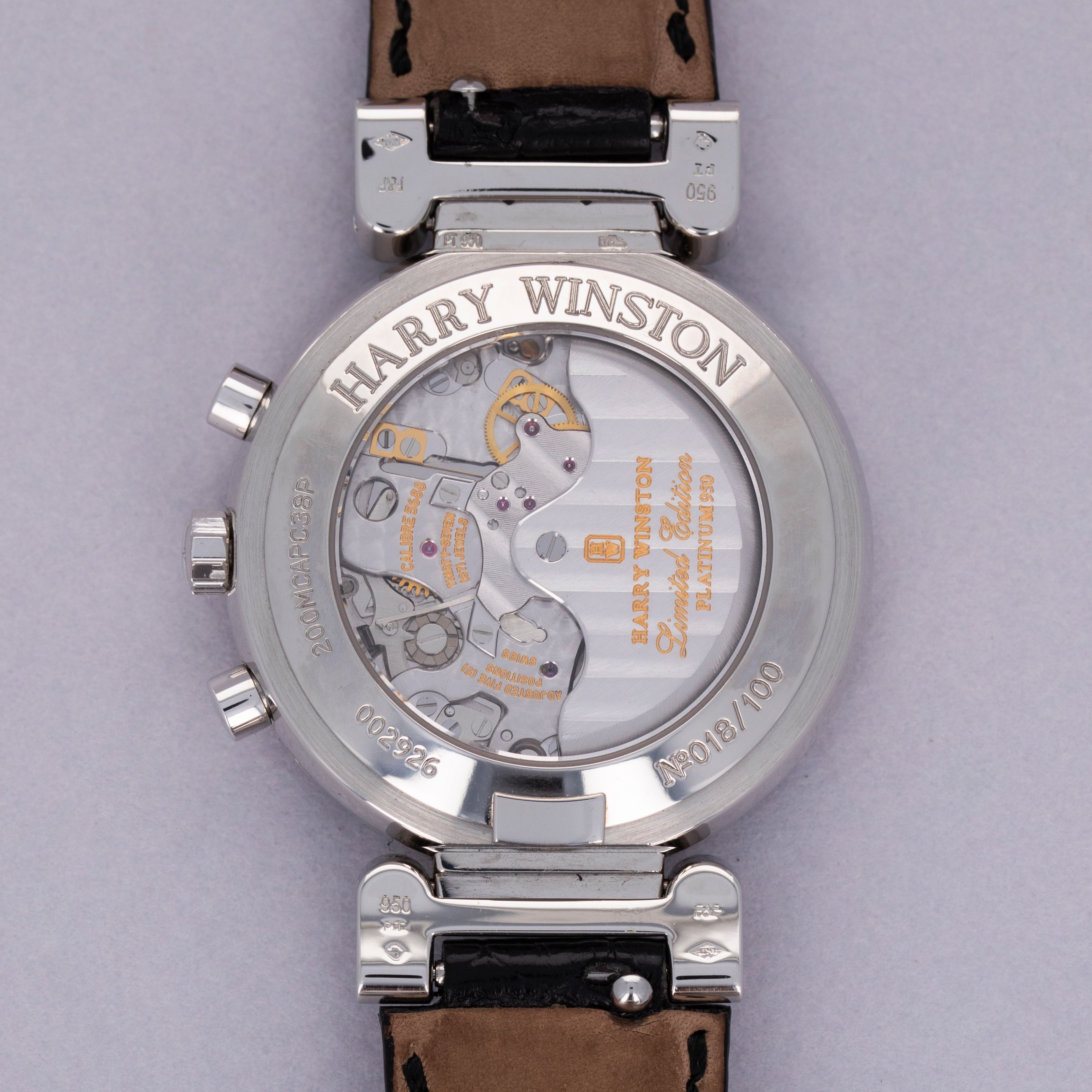 Harry Winston Ocean Perpetual Calendar Chronograph 200-MCAPC38P