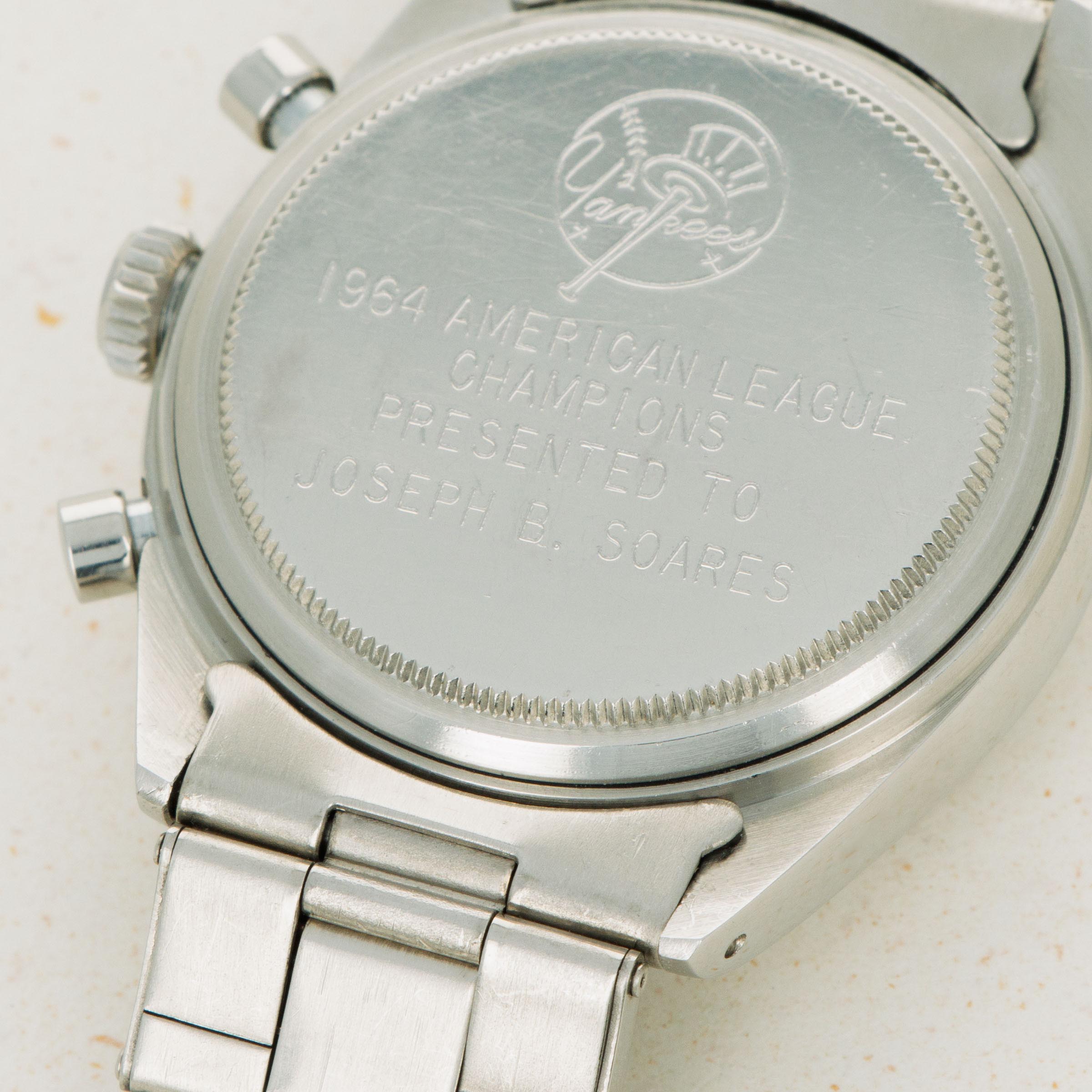 Rolex Chronograph 6238 NY Yankees American League Championship