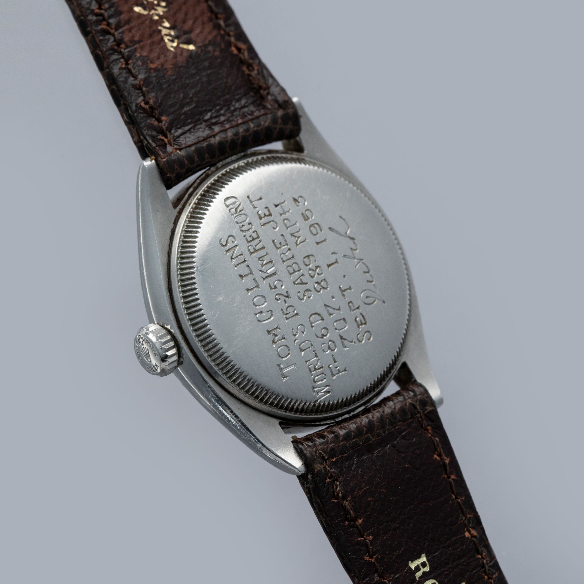 Rolex Oyster Perpetual 6085 Retailed by Brock and Co. Major Harold