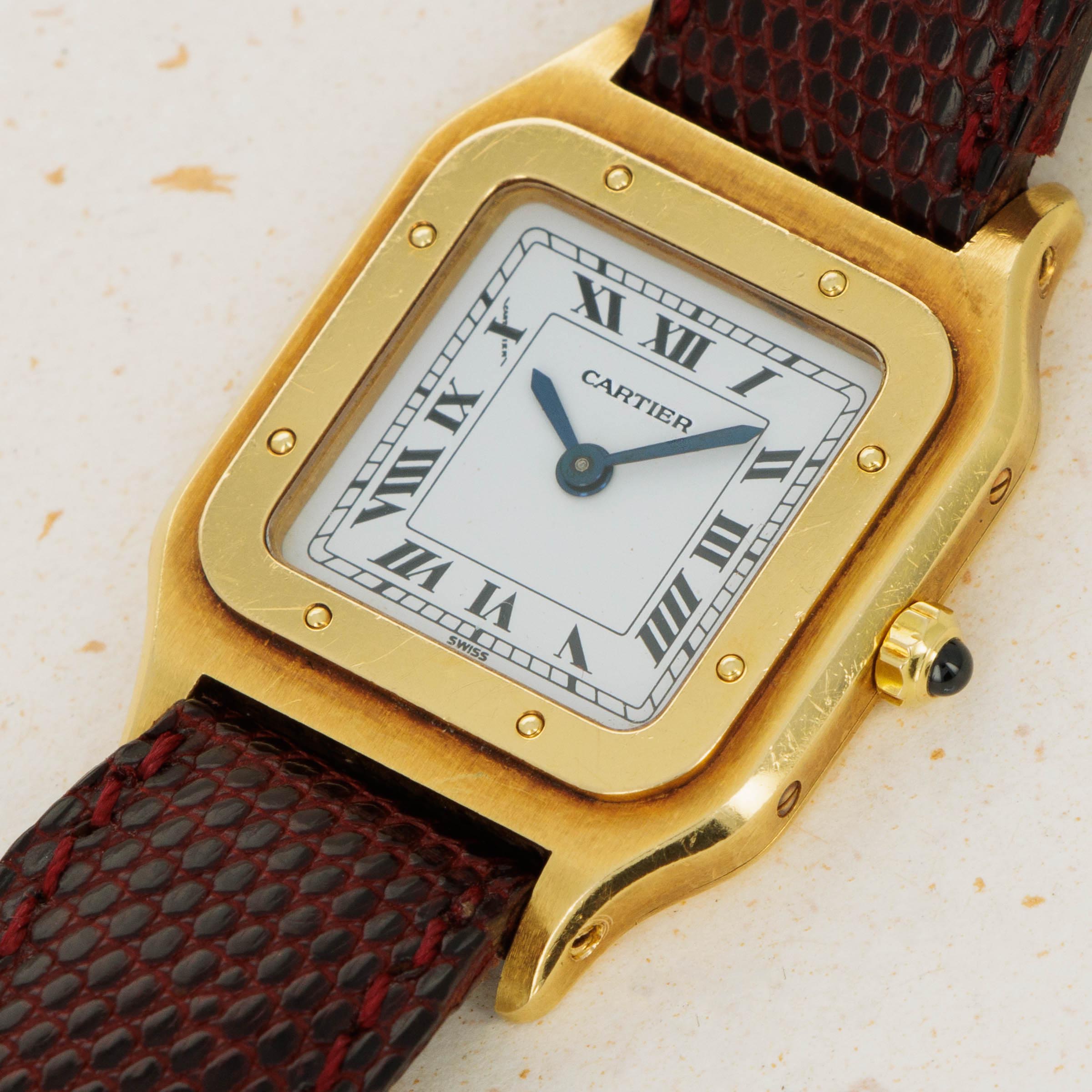 cartier santos dumont yellow gold