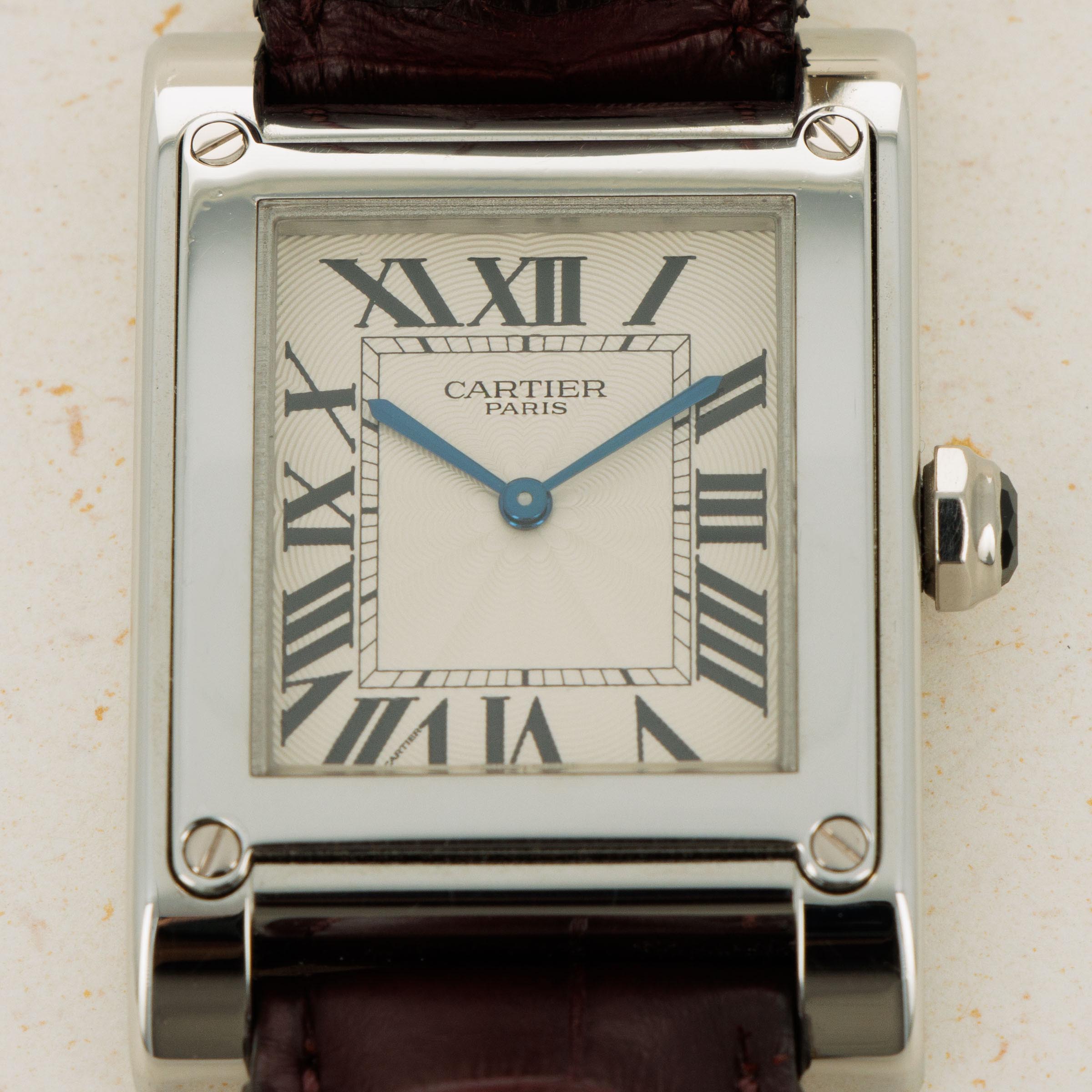 Cartier clearance tank platinum