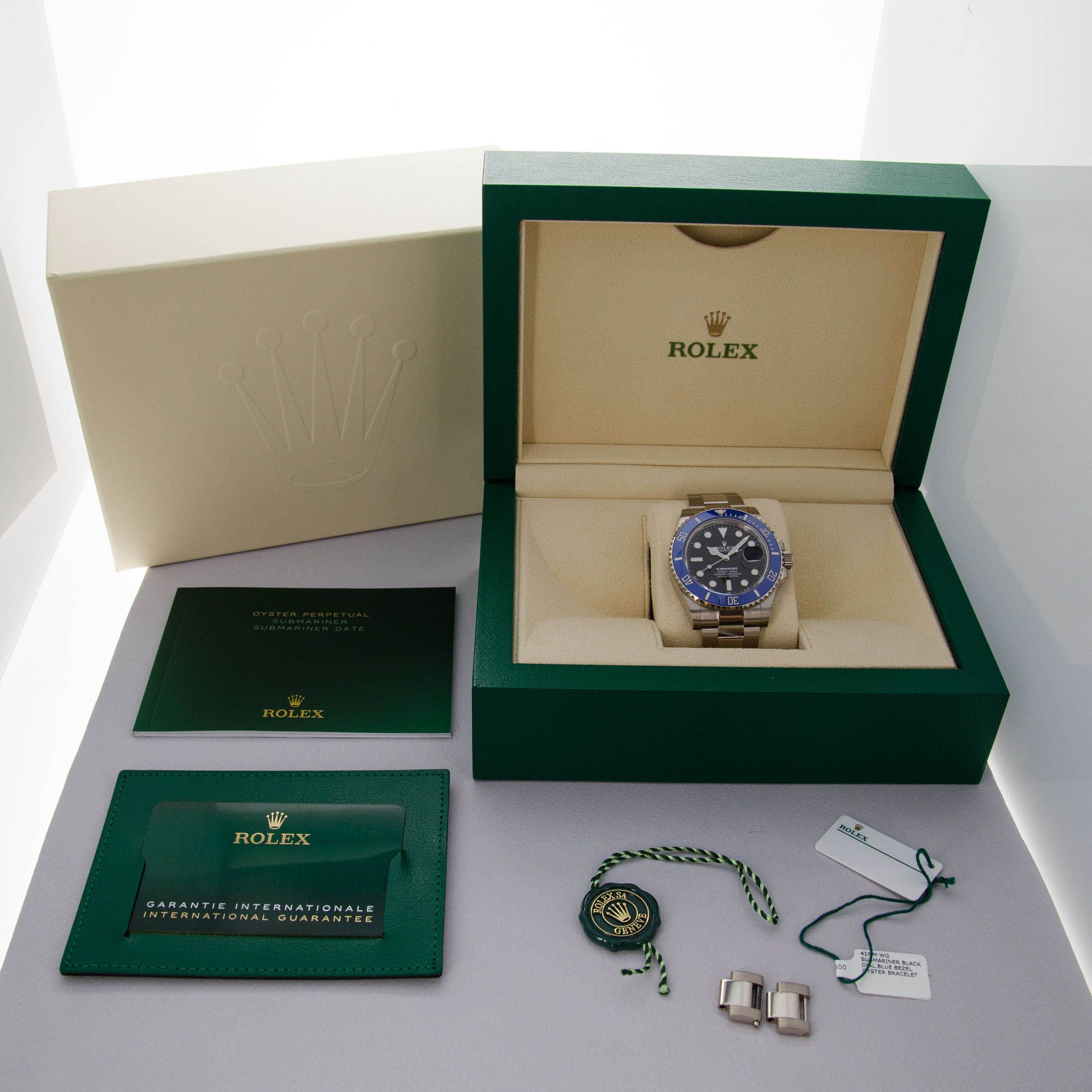 Rolex Submariner Date 126619LB Blue Bezel 18k WG | Auctions