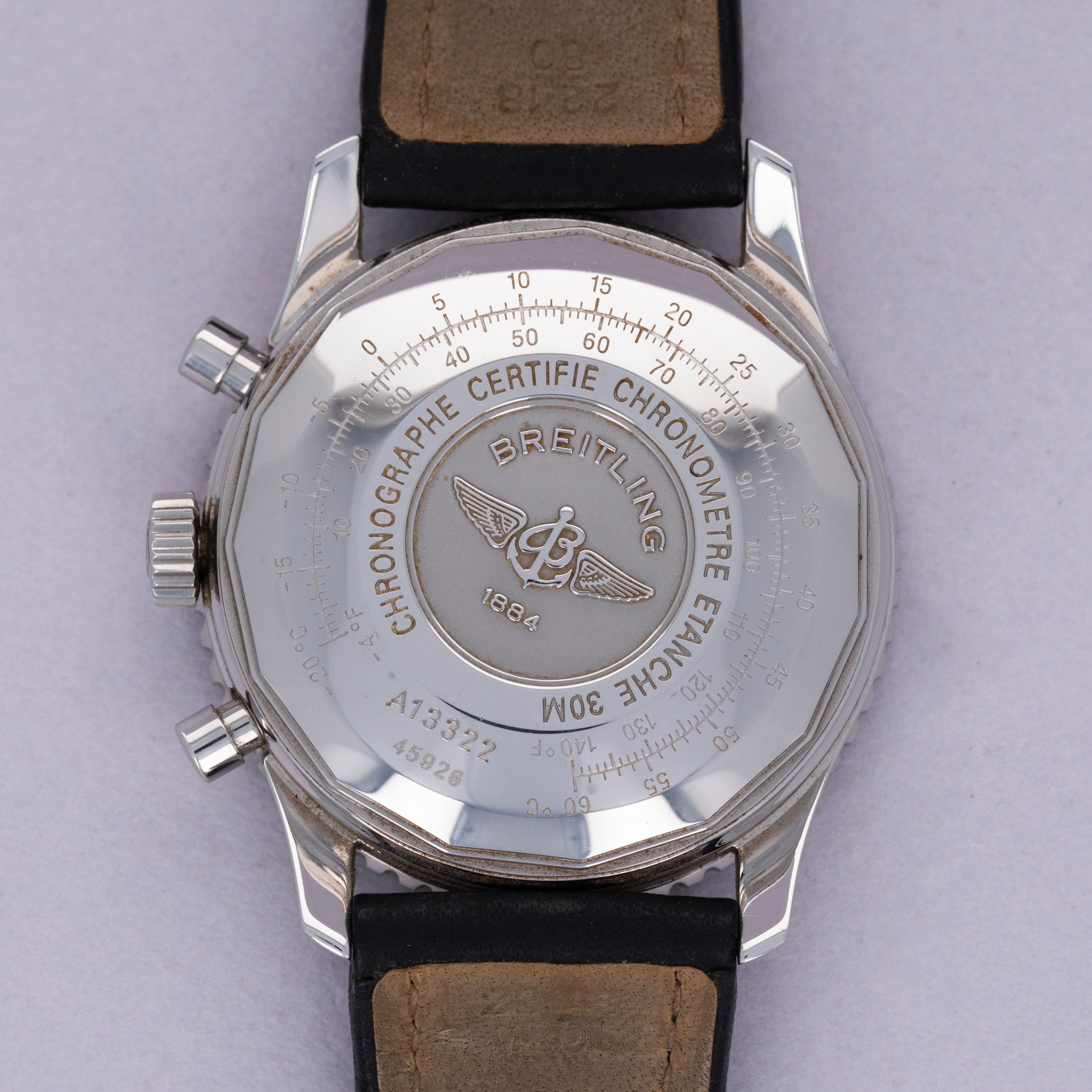 Breitling Navitimer A23322用革ベルト Breitling - Navitimer : A23322 : SOLD OUT : silver dial on