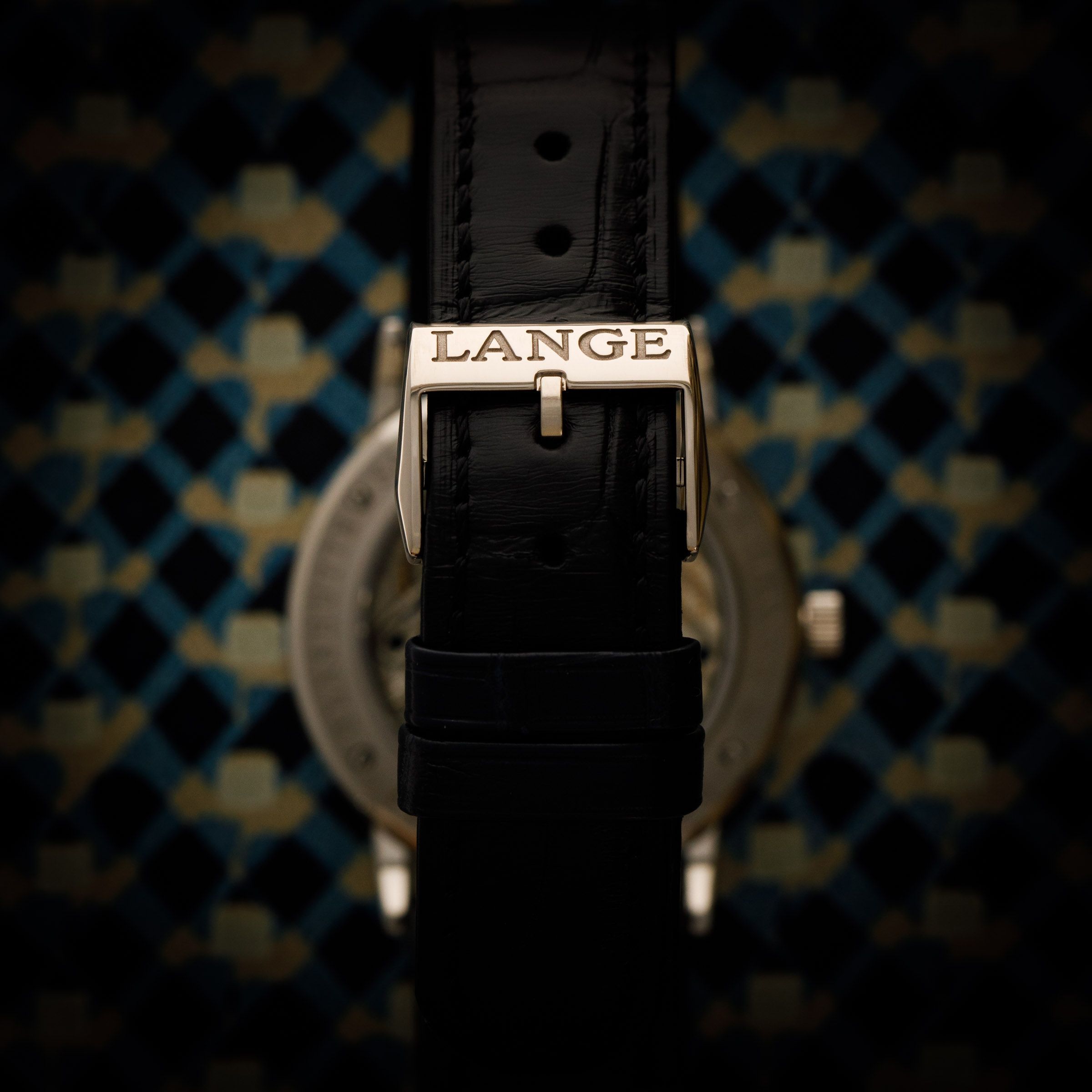 A. Lange & Sohne 1815 206.027 Blue Dial 18k WG | Auctions | Loupe This