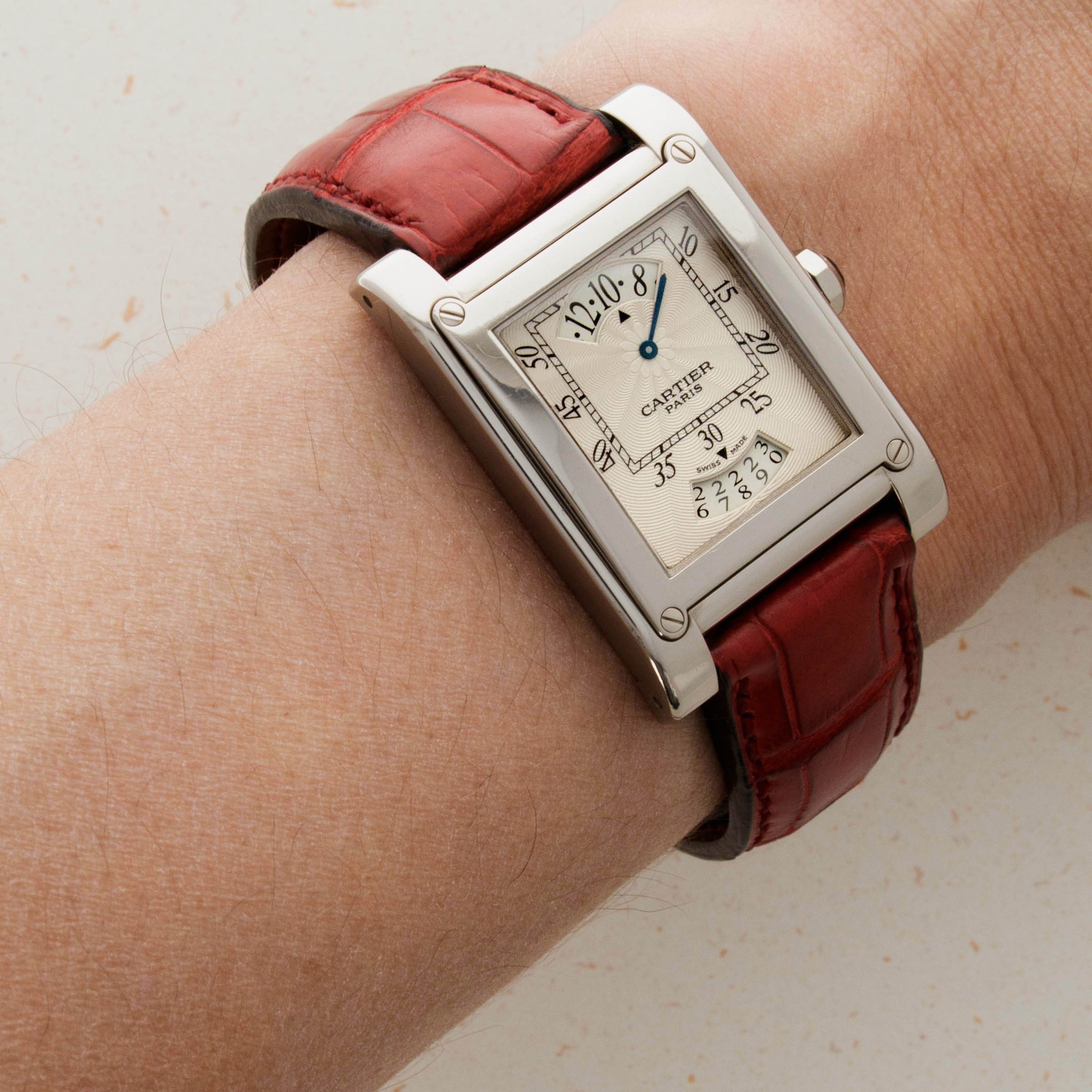 レア　新品未使用　カルティエ　お箸　Cartier Cartier CPCP Tank a Vis Wandering Hours | Auctions | Loupe This