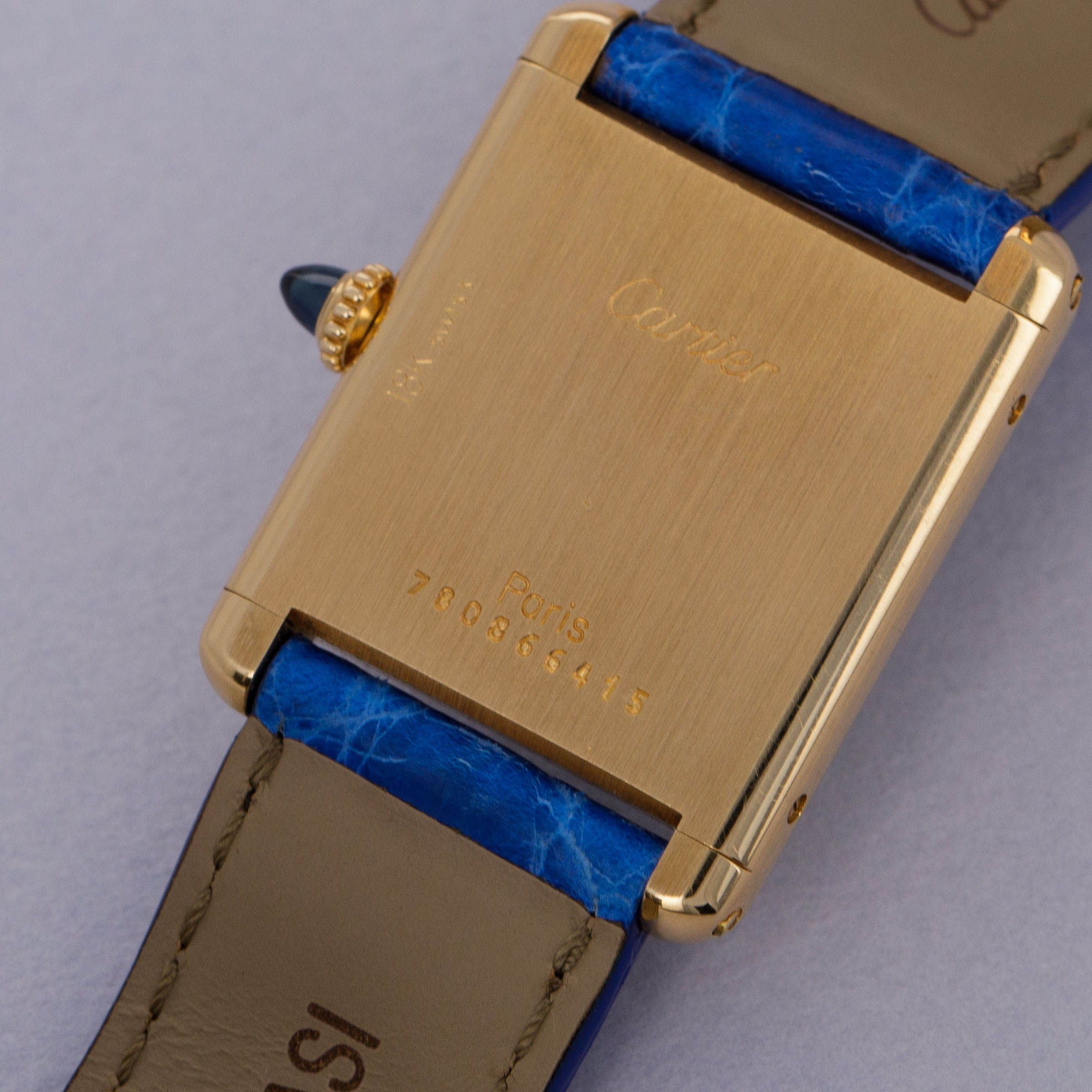 Cartier Tank Louis 78086 18k YG | Auctions | Loupe This