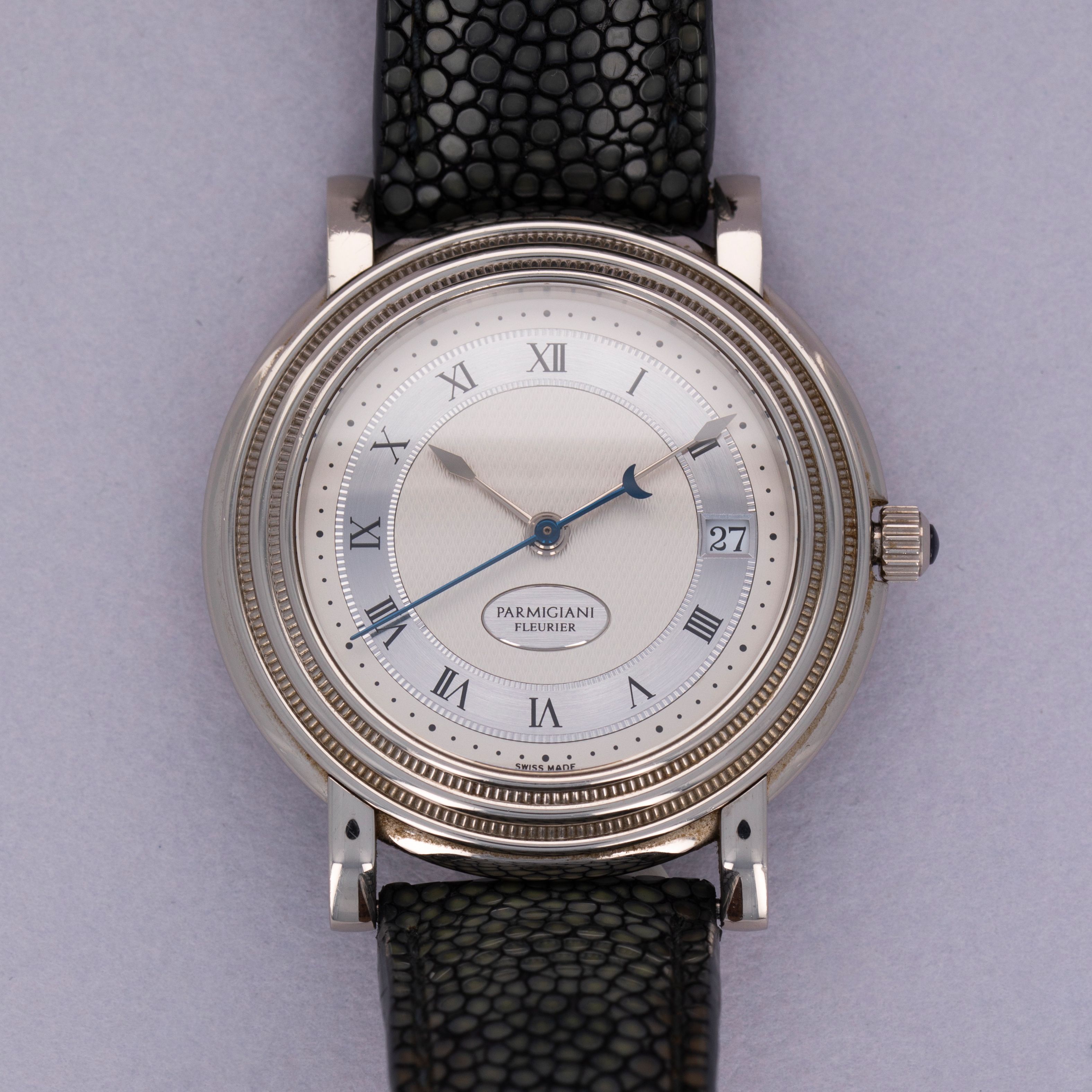 Parmigiani Fleurier Toric Automatic C00762 Guilloche Dial 18k WG