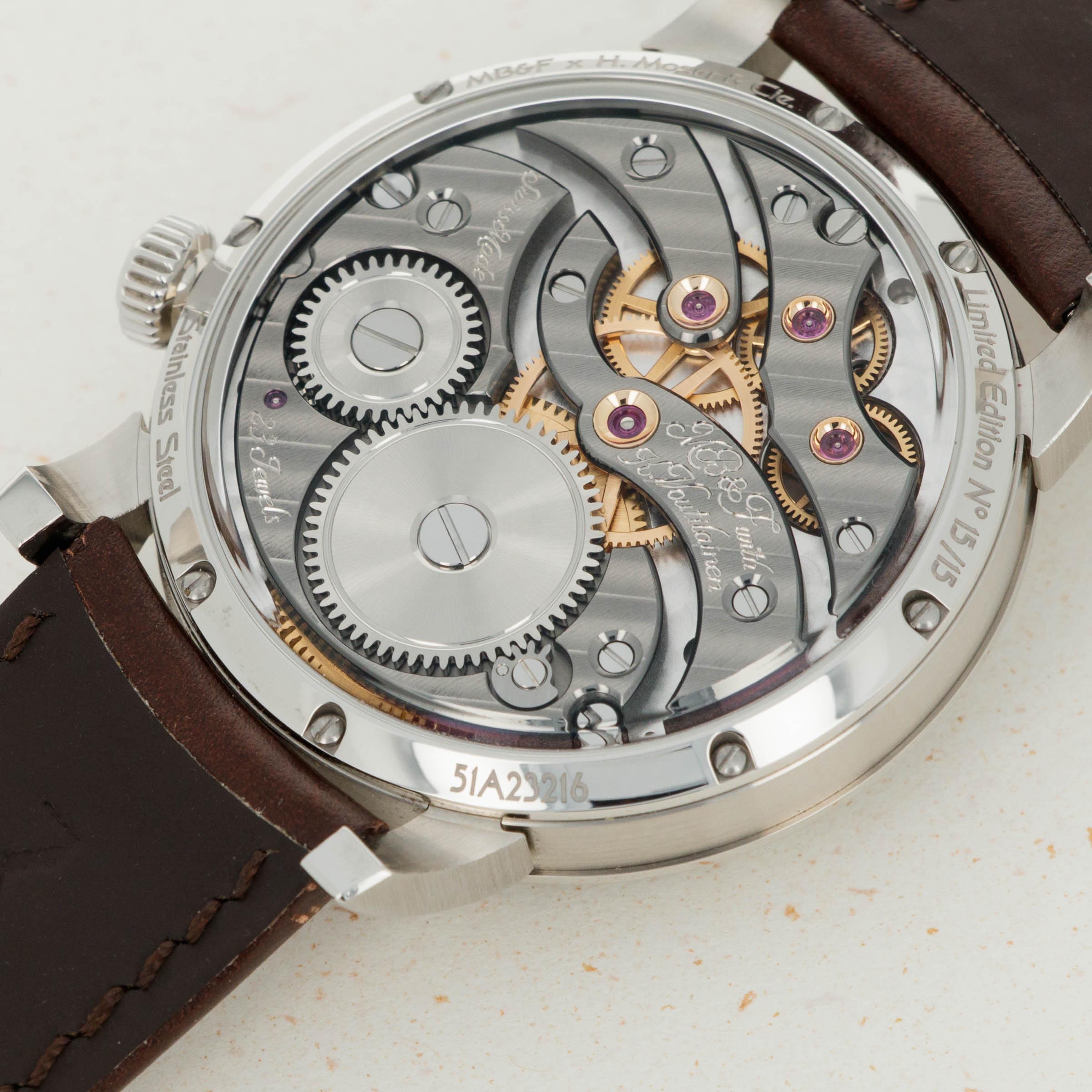 MB&F x H. Moser & Cie. LM101 Cosmic Green | Auctions | Loupe This
