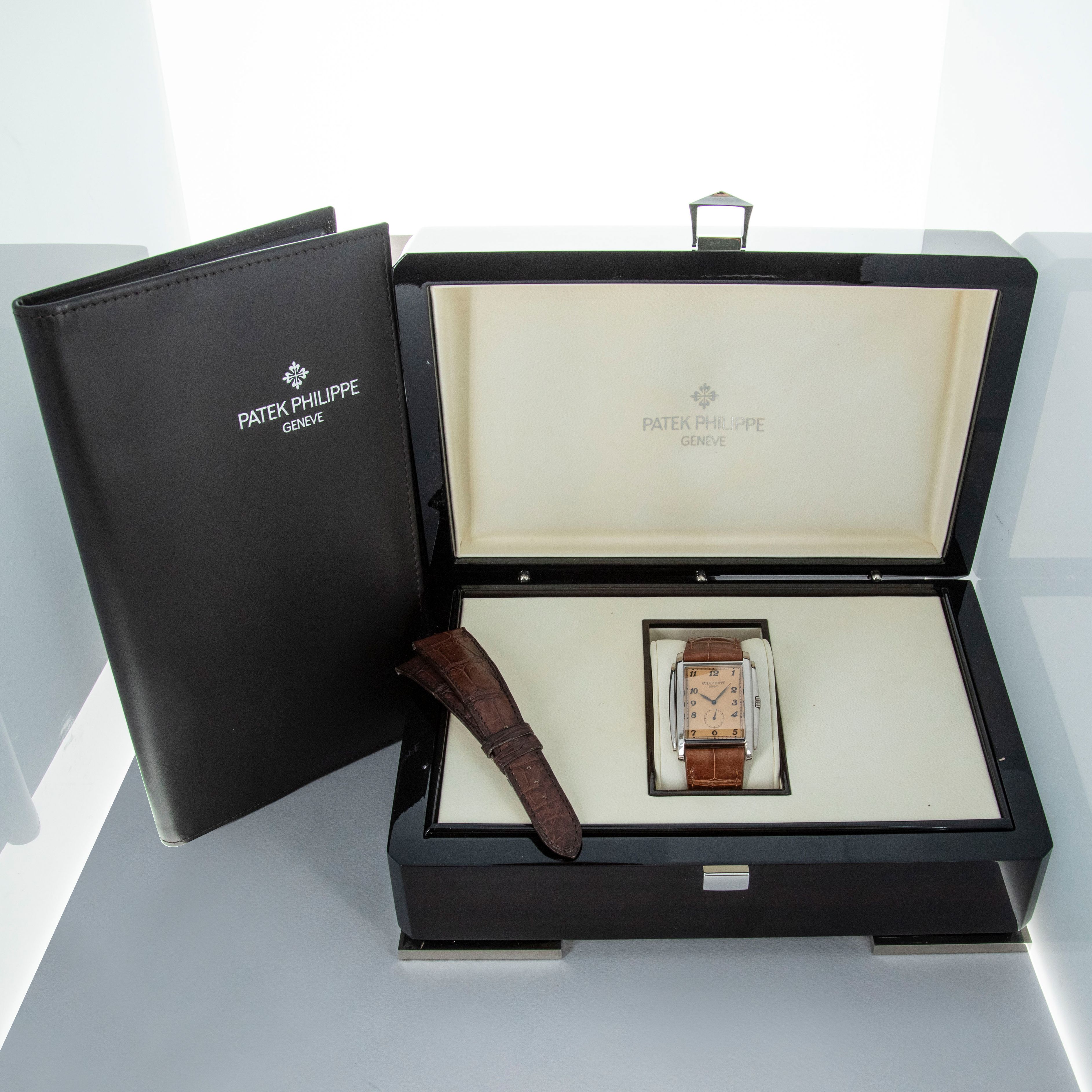 Patek Philippe Gondolo 5124G Salmon Dial 18k WG Box and Papers