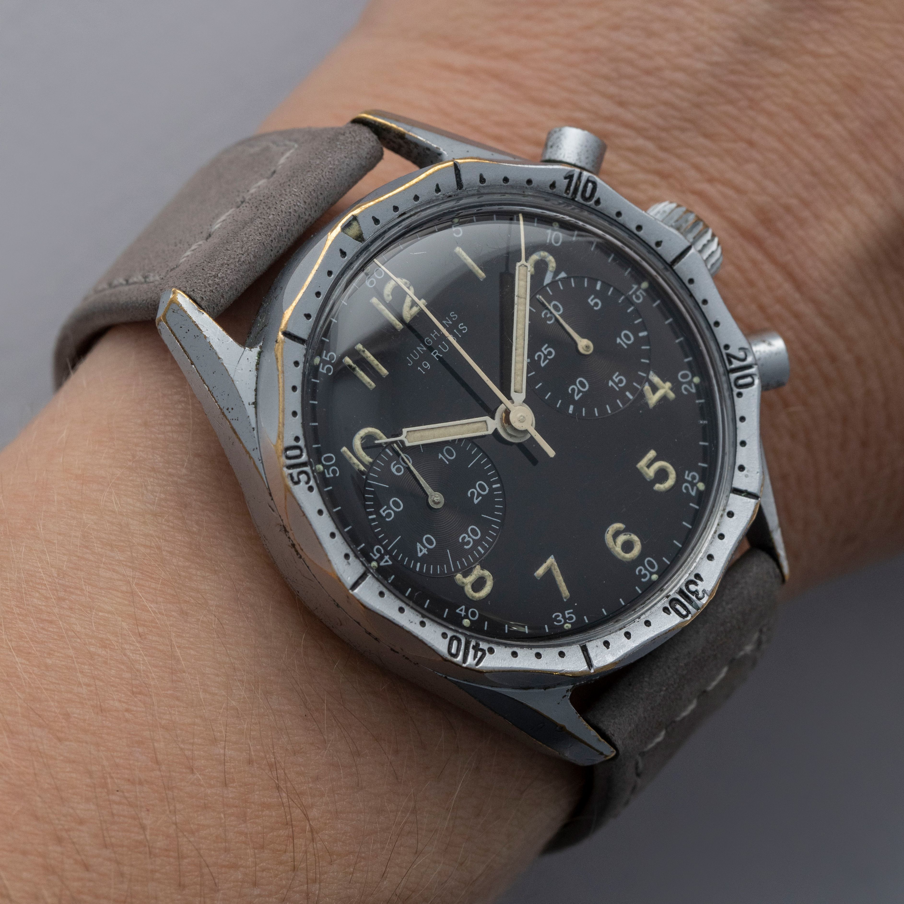 Junghans Bundeswehr J88/0111 Chronograph Chrome-Plated | Auctions