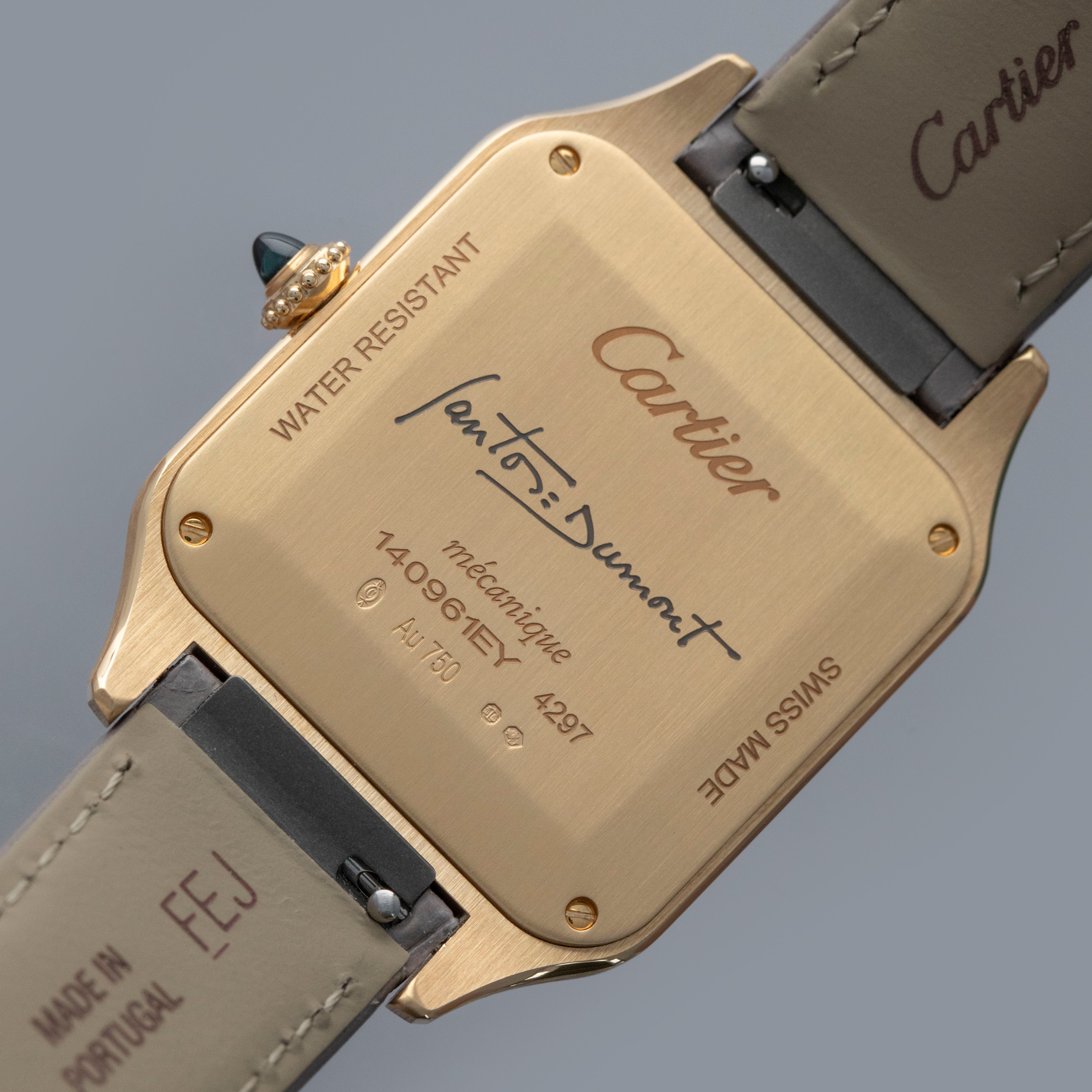 Cartier Santos Dumont Lacquer Case WGSA0097 18k YG | Auctions