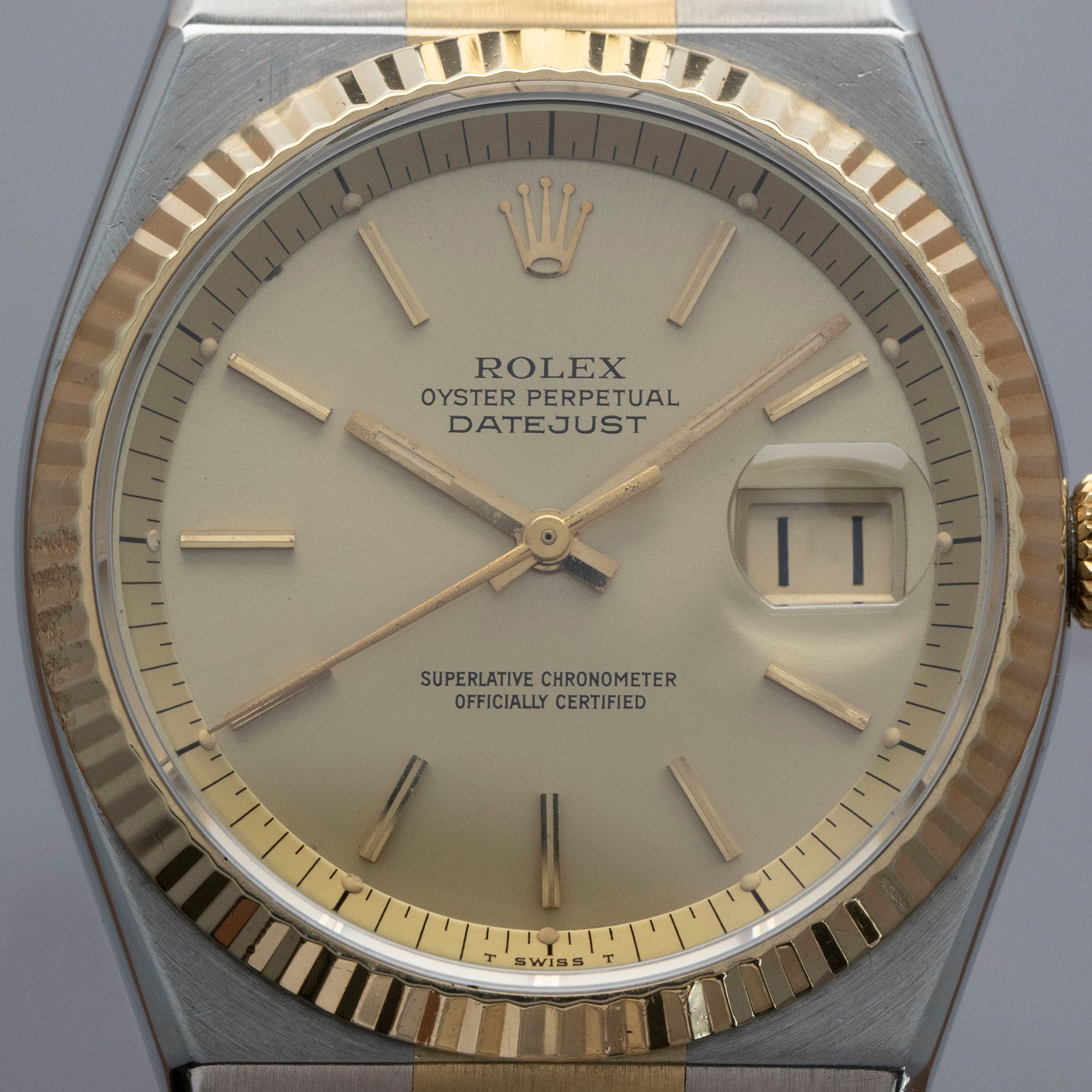 Rolex Oyster Perpetual Datejust 1630 Two-Tone | Auctions | Loupe This