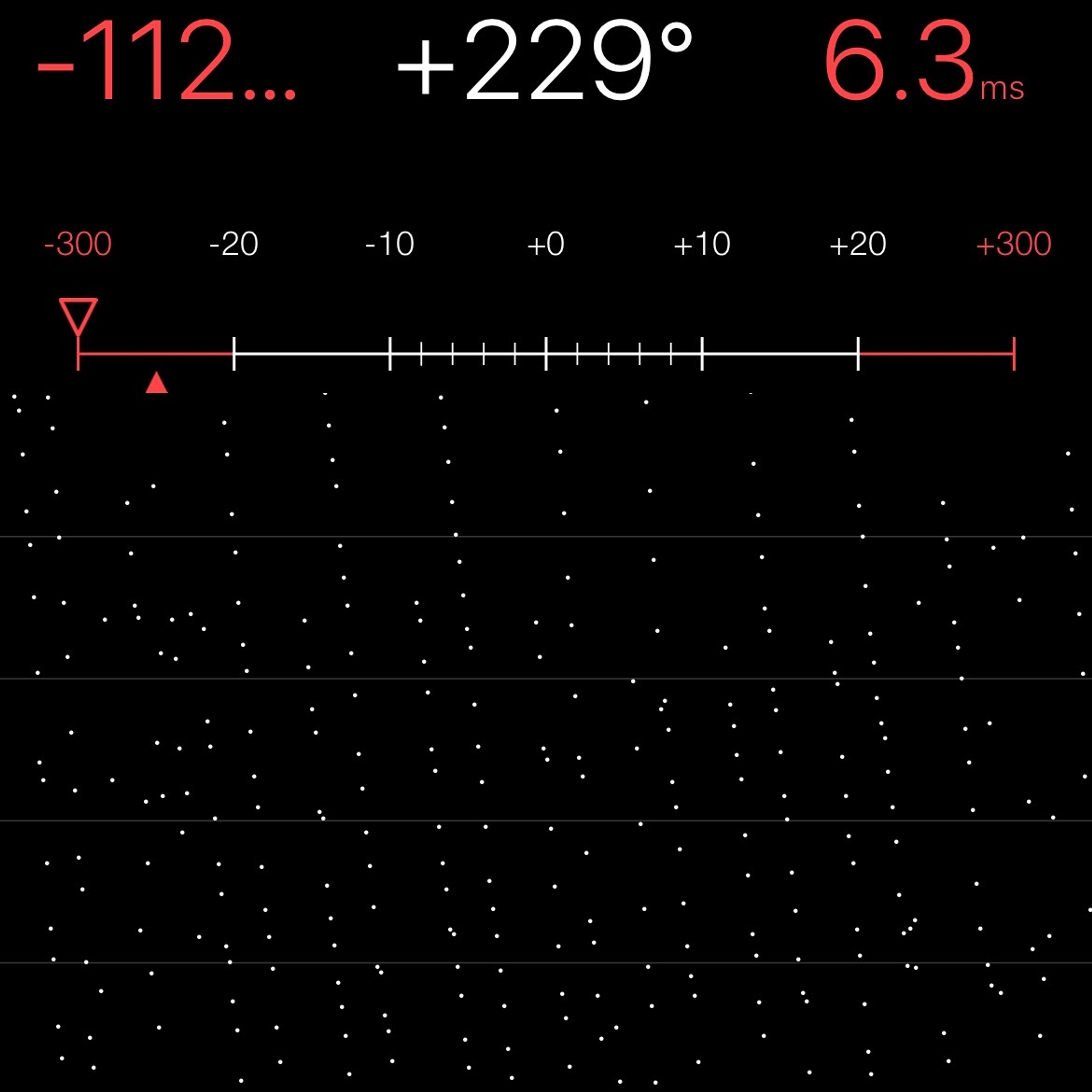 TIMING MACHINE READOUT