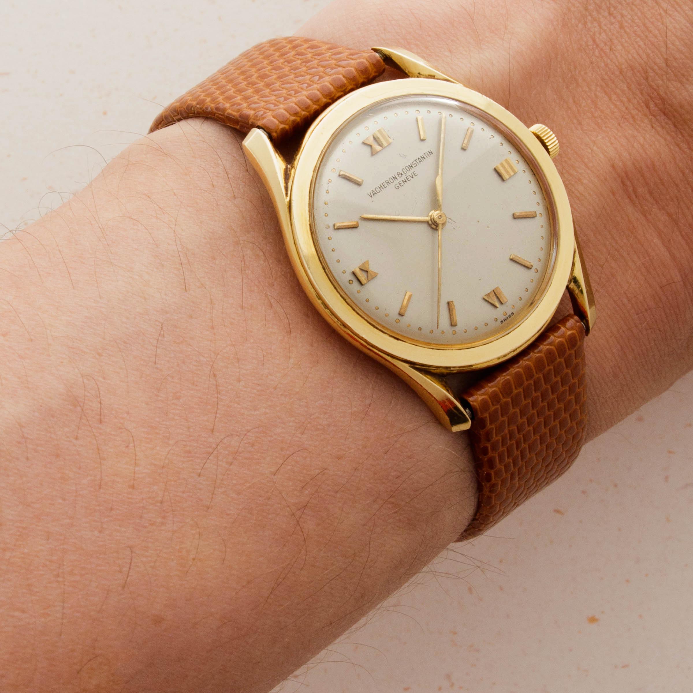 VACHERON CONSTANTIN レディーベルト Ladies Vacheron Constantin 18k Yellow Gold 26mm White Dial