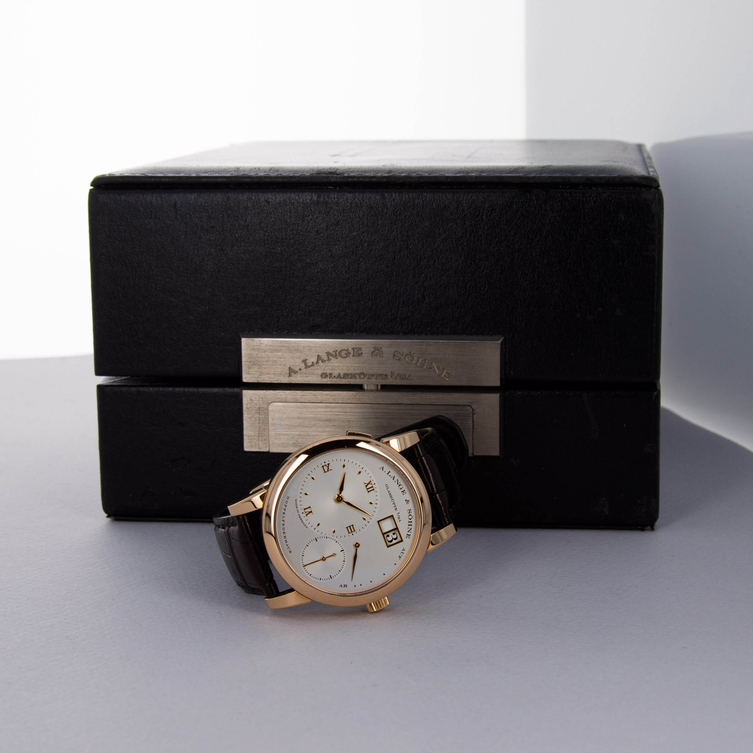 A. Lange & Sohne Lange 1 101.032 18k RG | Auctions | Loupe This