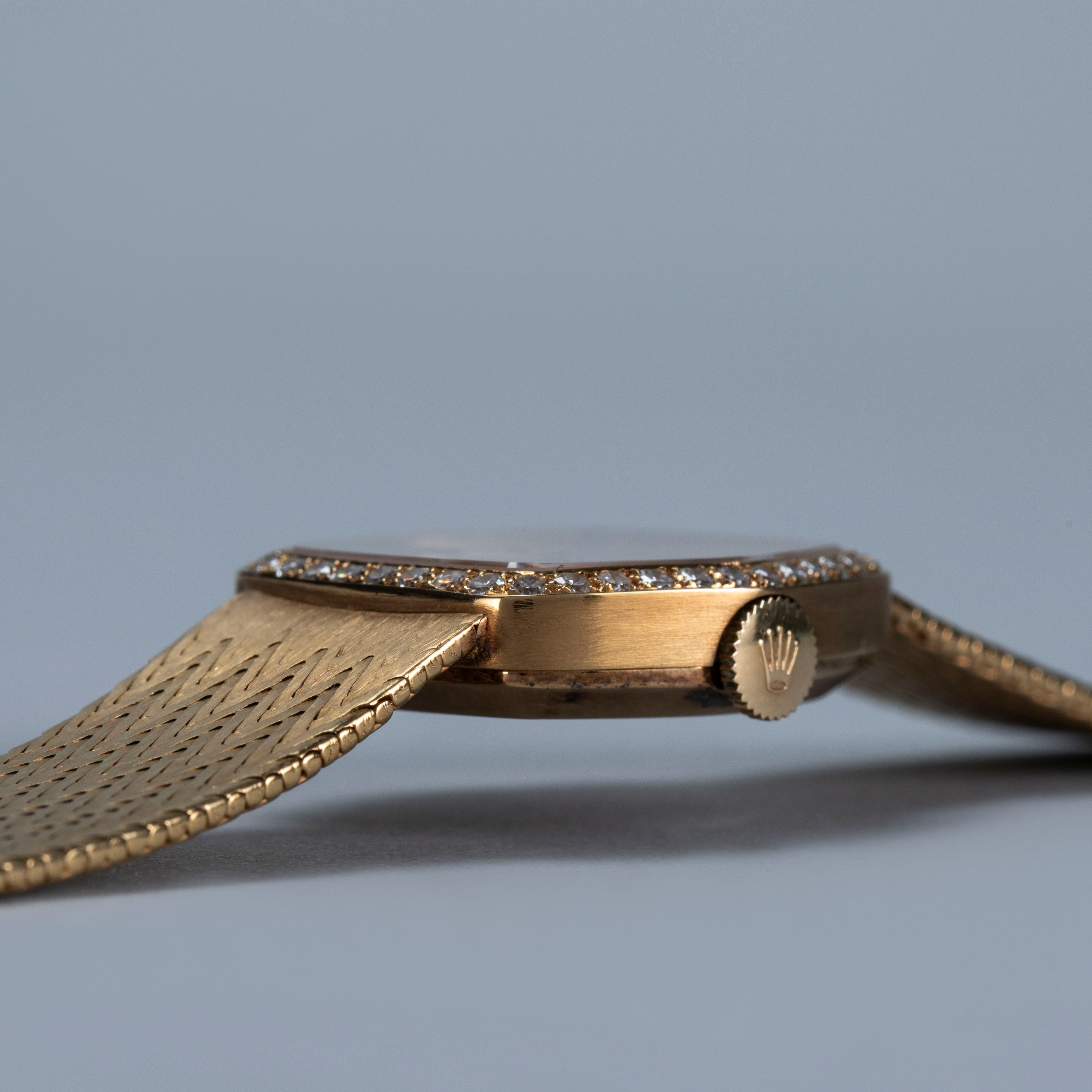 アンティークロザリオꕤsterlingꕤD Rolex Orchid 2664 Diamond Bezel 18K YG | Auctions | Loupe This