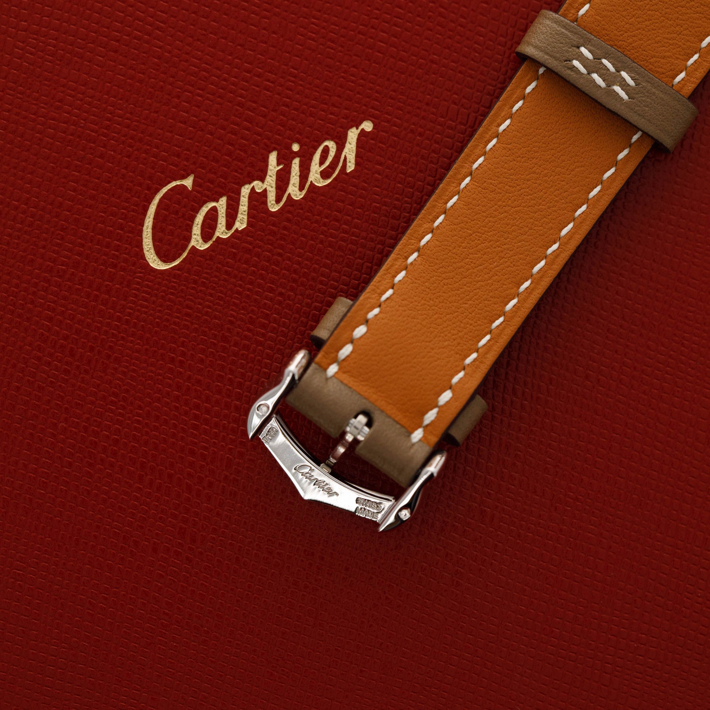 Cartier Tank Cintree Extra Plate WGTA0193 Limited Edition Platinum