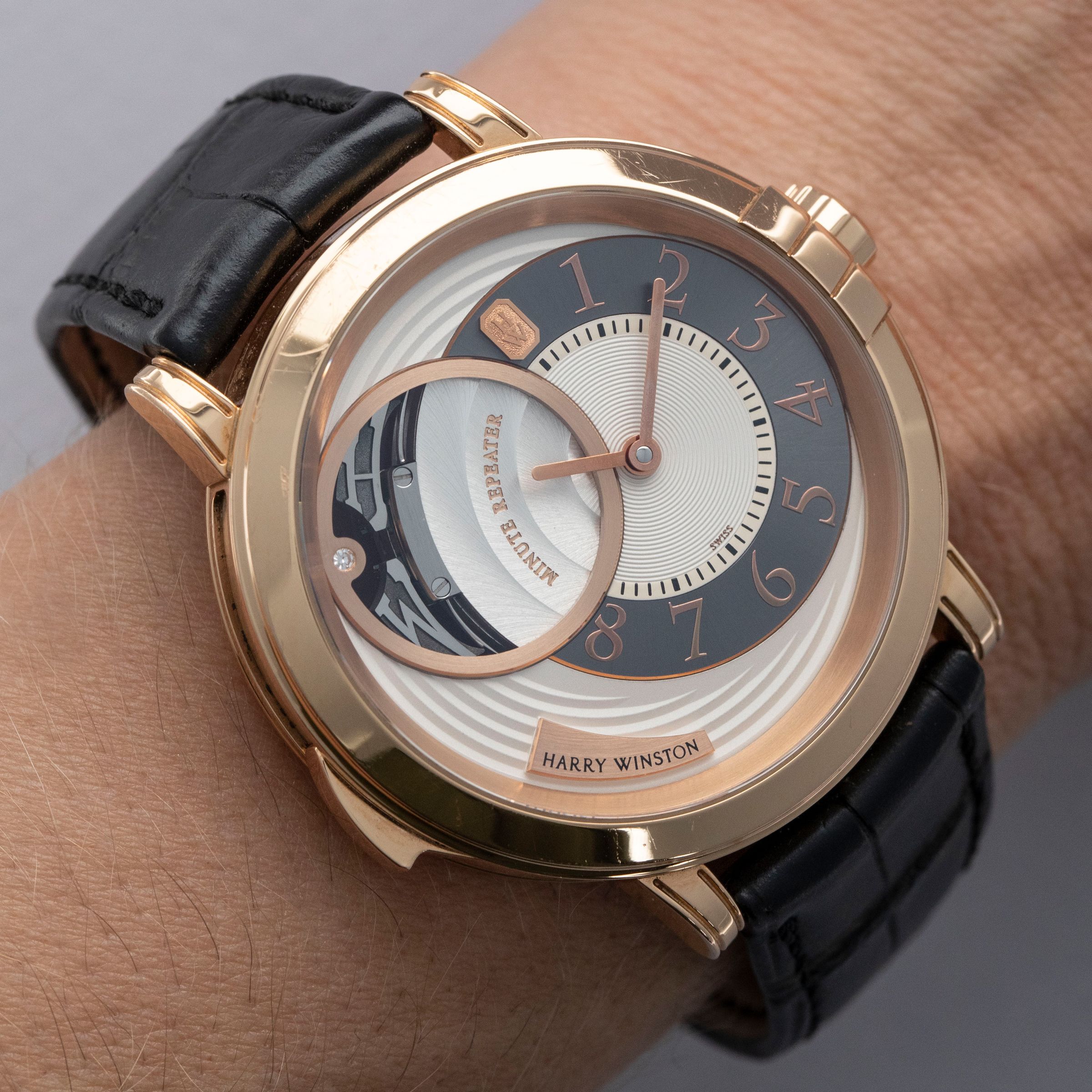 Harry Winston Midnight Minute Repeater 450-MMMR42R 18k RG