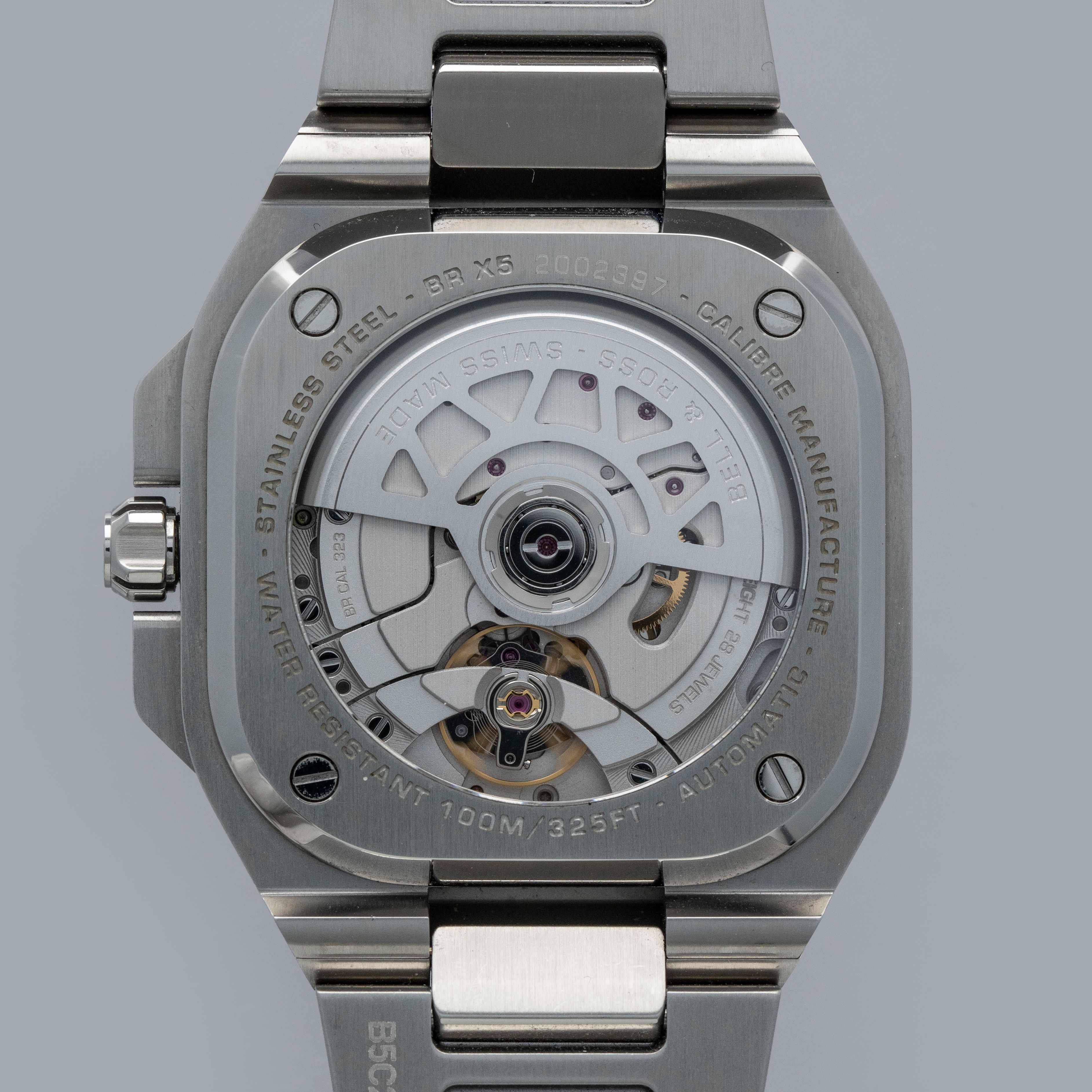 Bell & Ross BR-X5 BRX5R-1B-ST/SST Ice Blue Dial | Auctions | Loupe