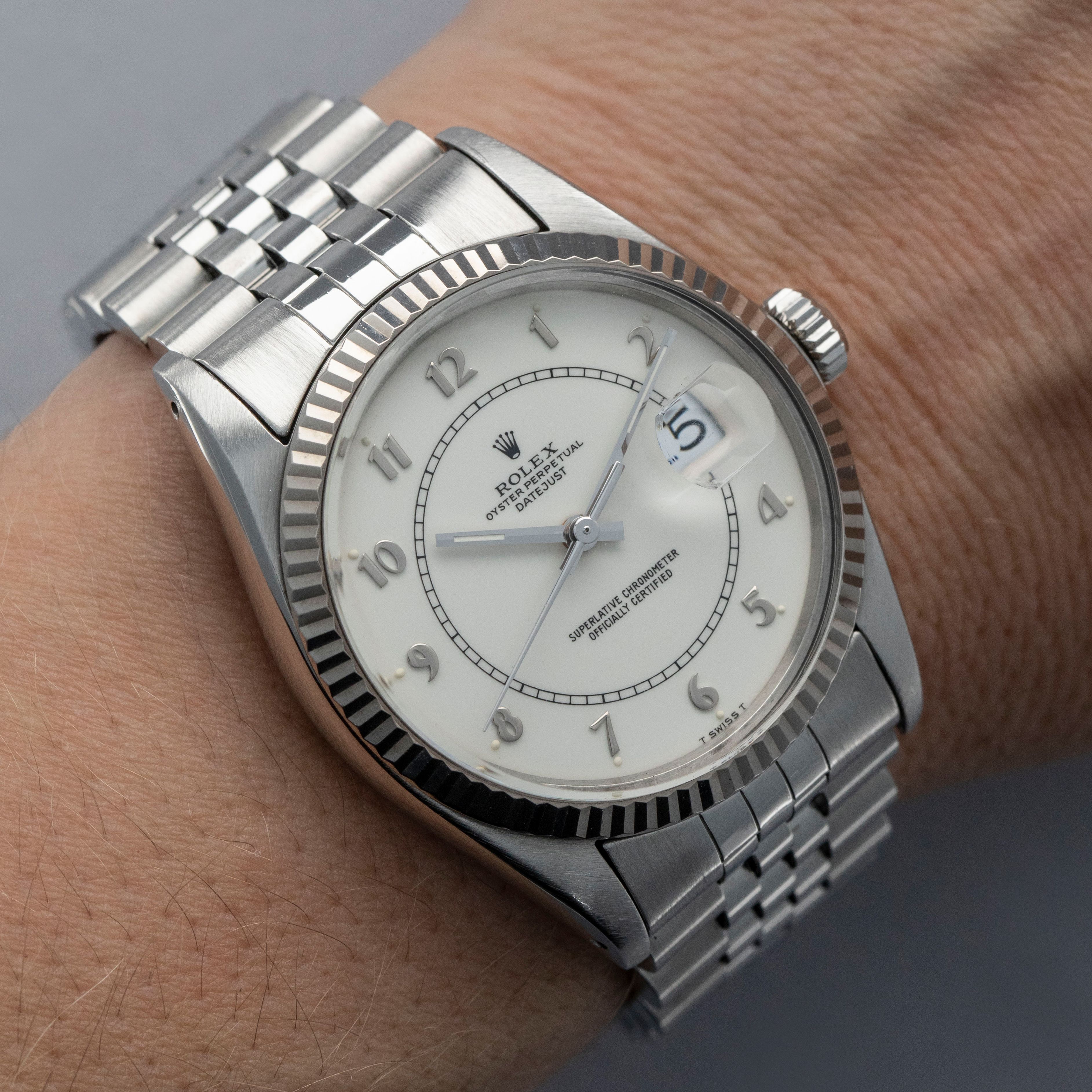 Rolex Datejust Boiler Gauge Steel 16014 | Auctions | Loupe This
