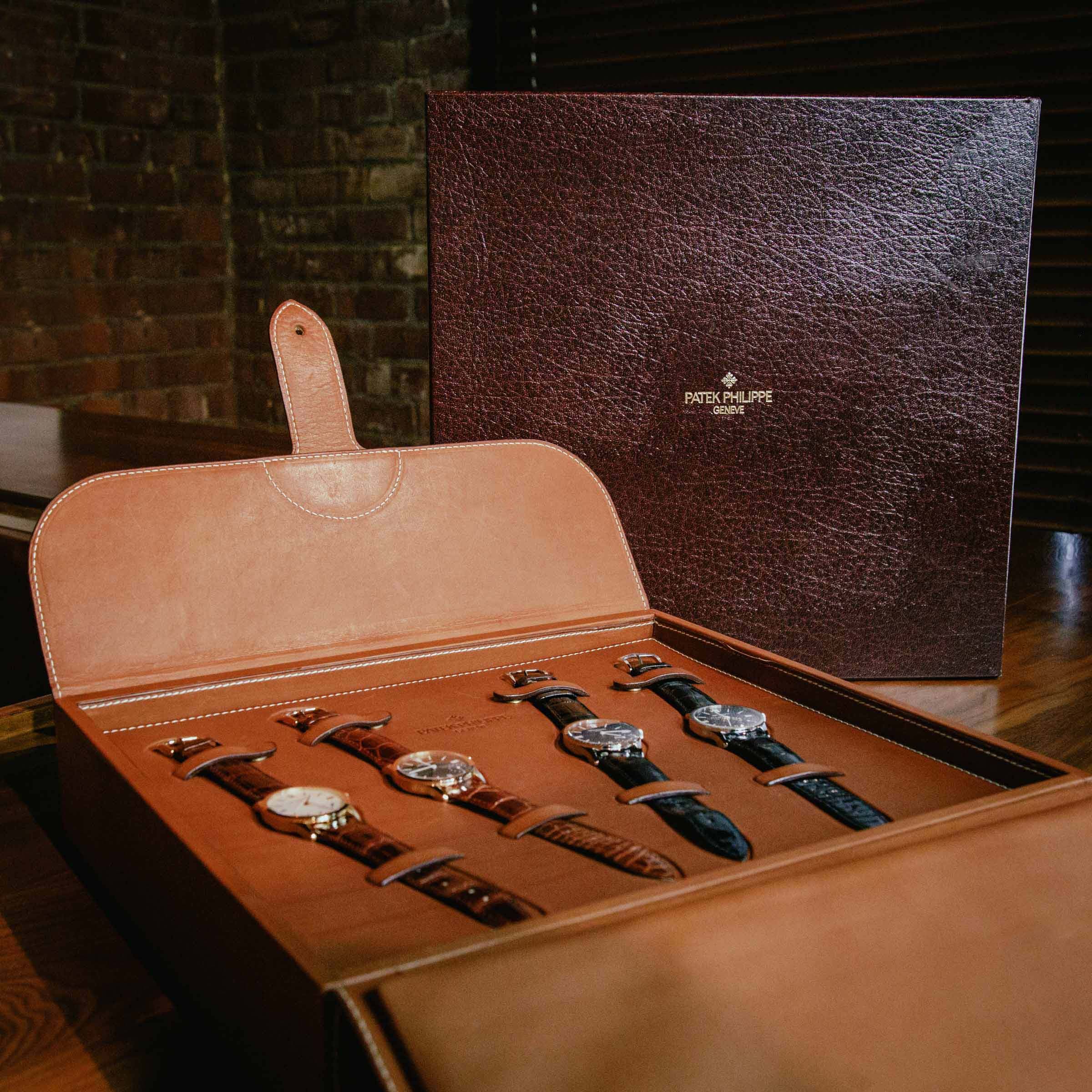 PATEK PHILIPPE コレクションボックス Patek Philippe Millennium Set Leather Box Set | Auctions