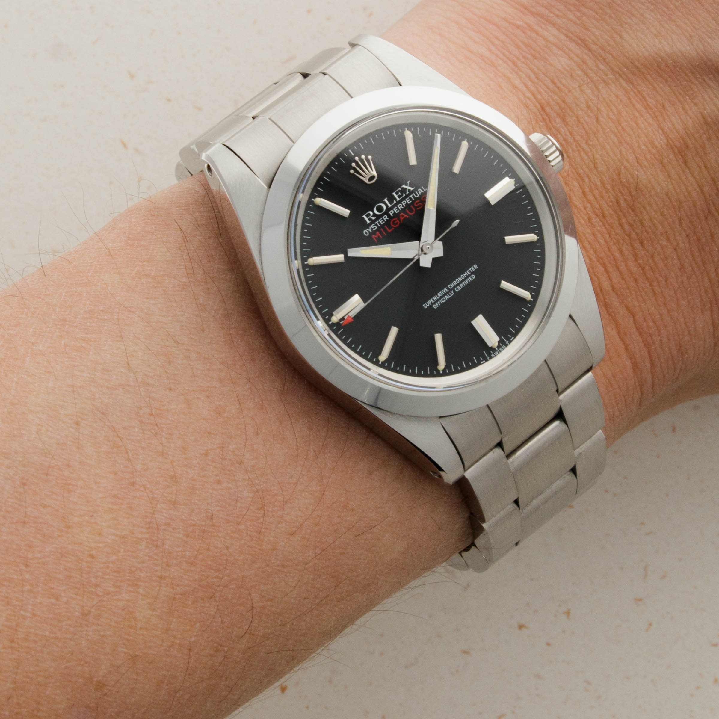 Rolex on sale milgauss 38mm