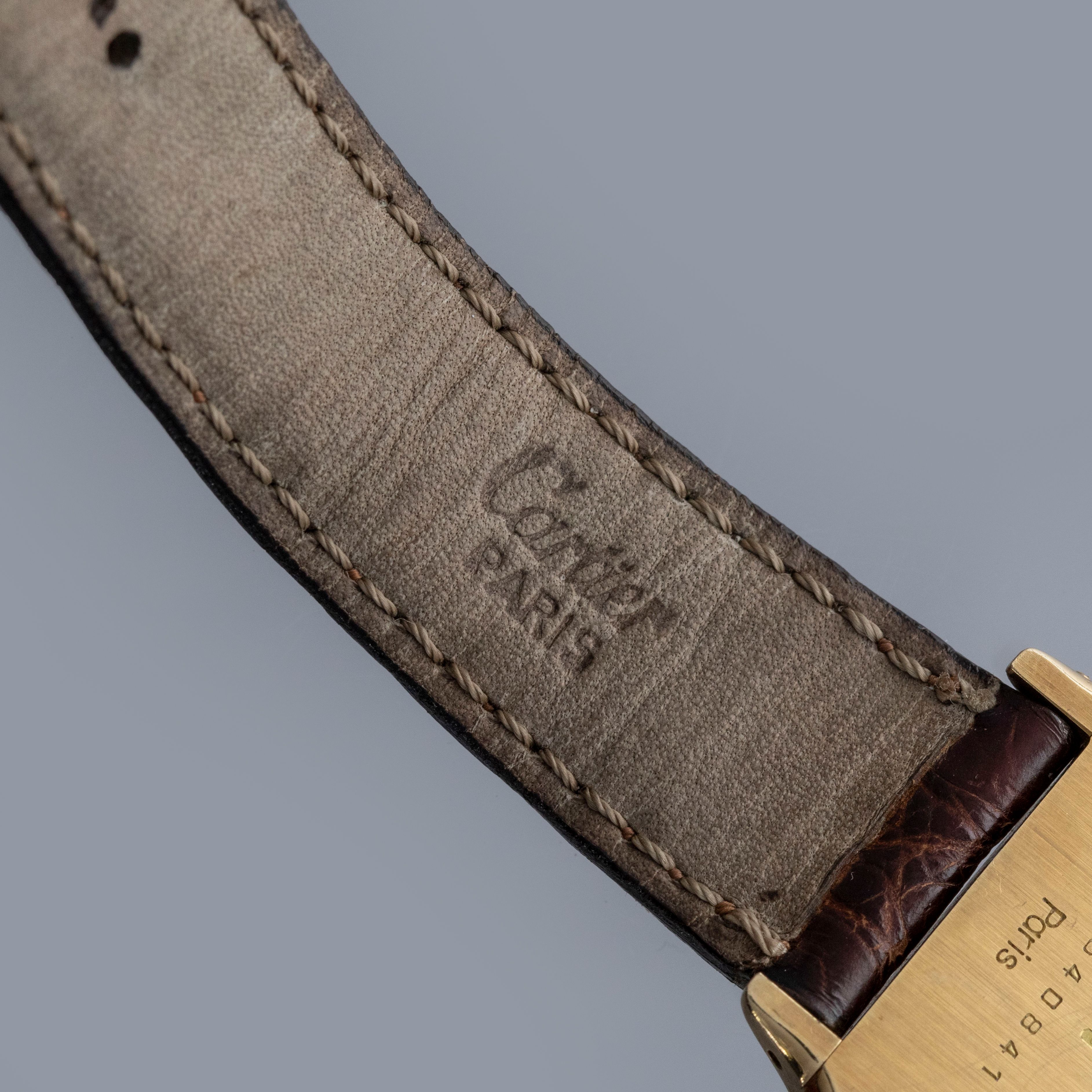 Cartier Paris Santos Dumont 96054 Extra Plate 18k YG | Auctions