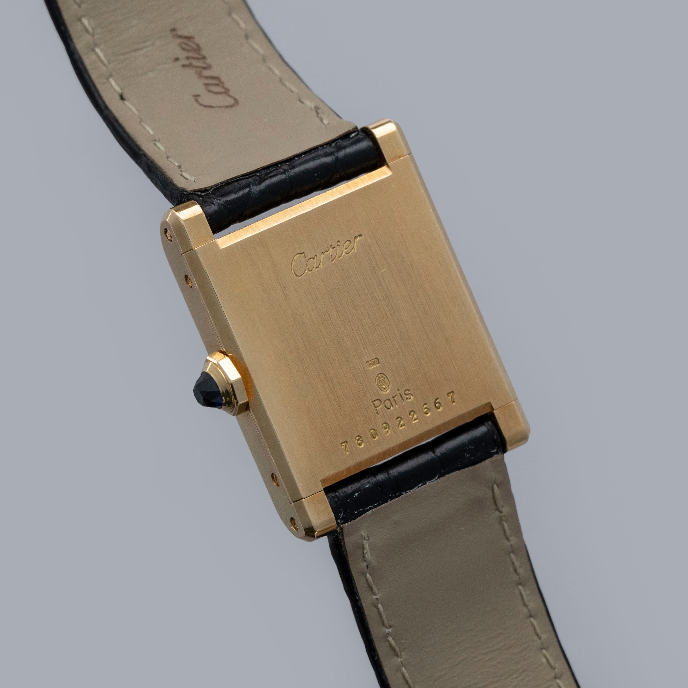 Cartier Paris Tank Normale 78092 18k YG | Auctions | Loupe This