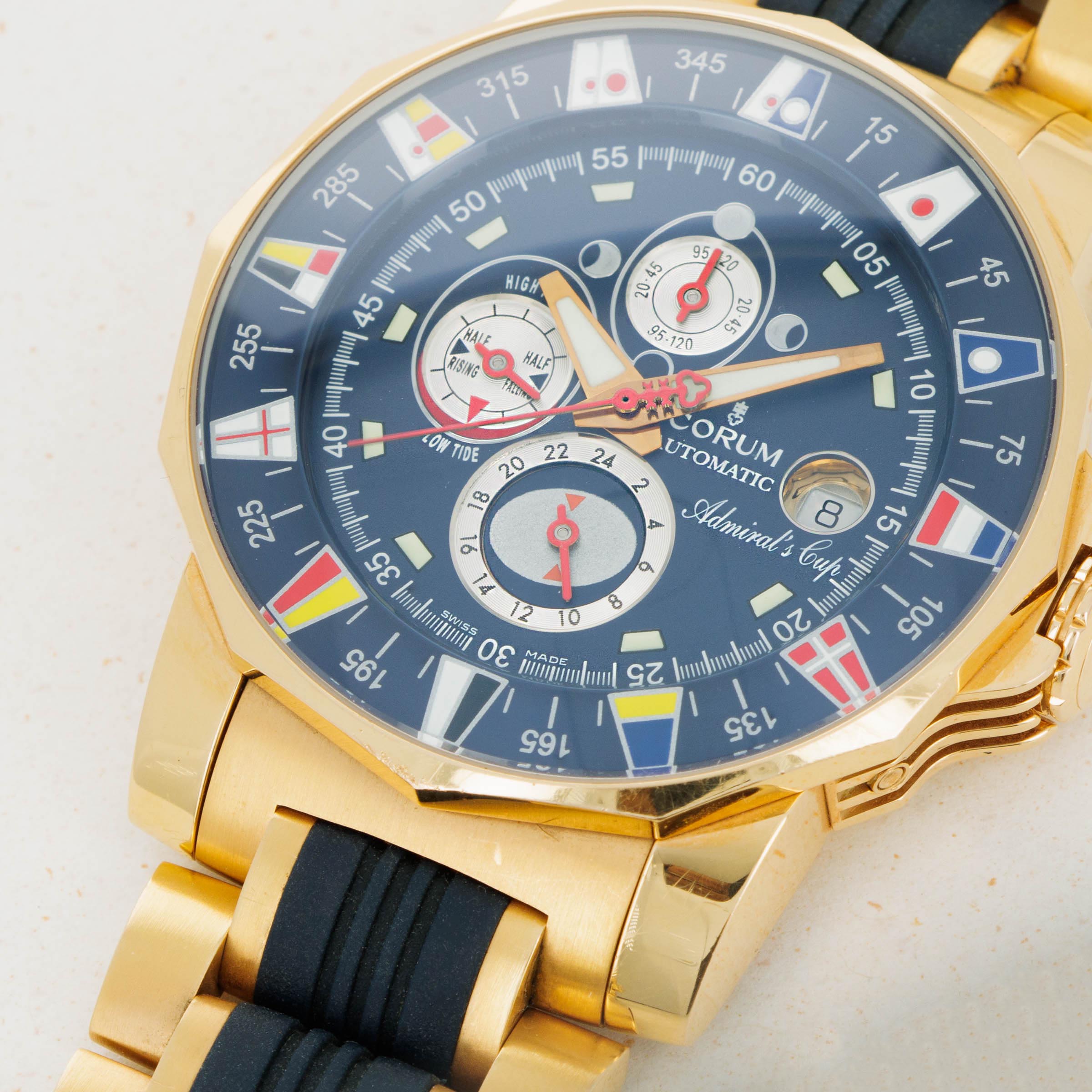 Corum Admiral s Cup 44 Tides Regatta 18k Rose Gold Auctions