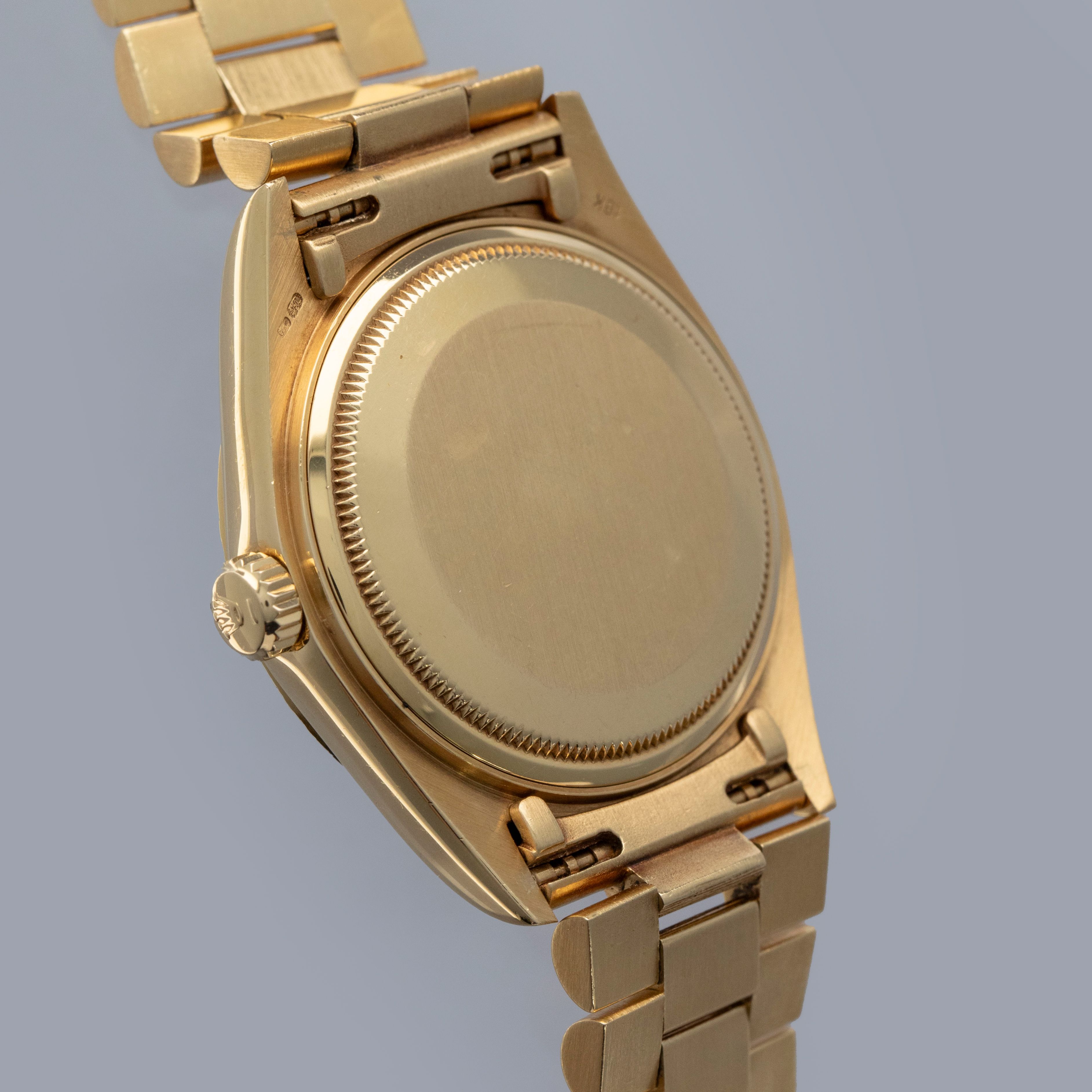 Rolex Day-Date 18078 Bark Finish Lapis Lazuli Dial 18k YG