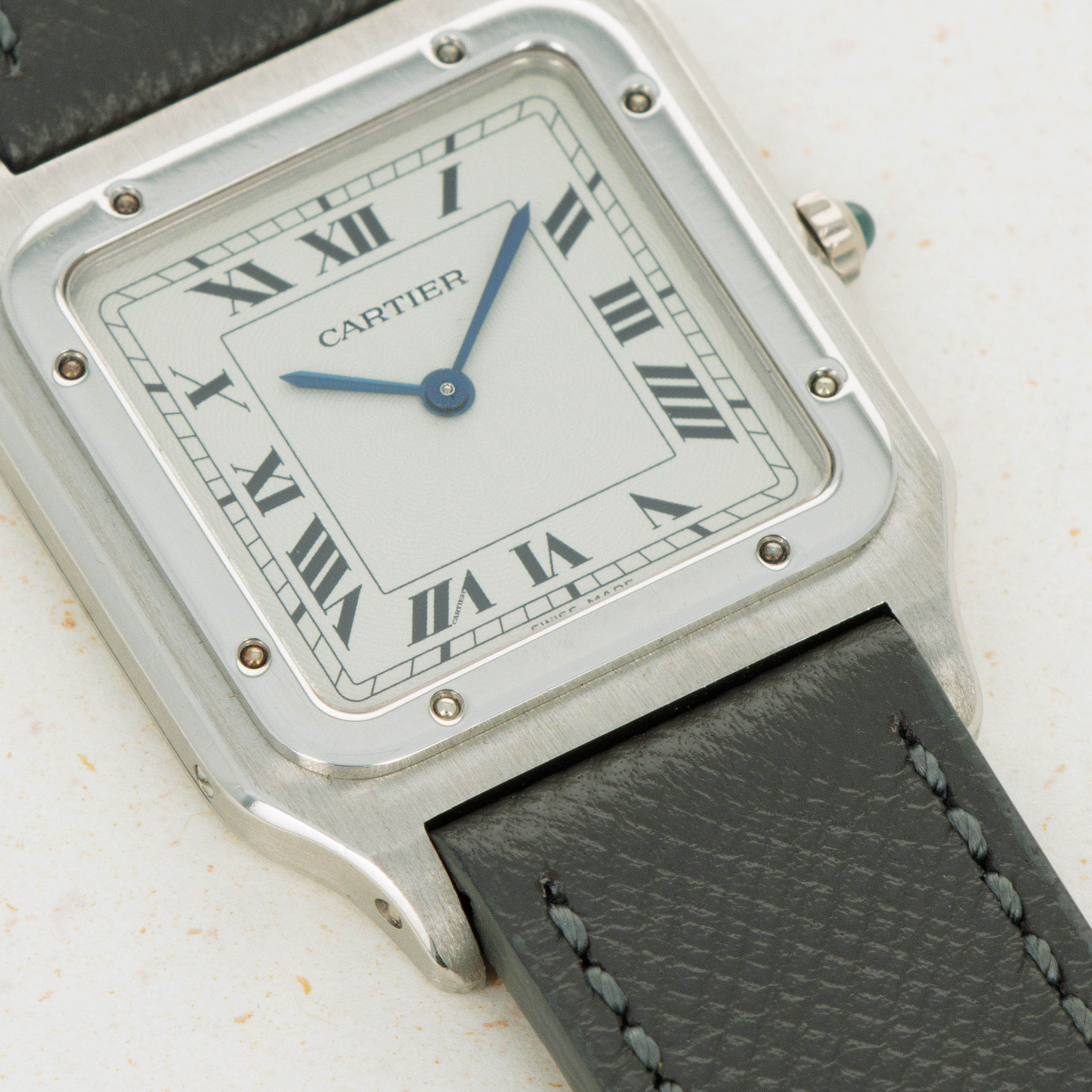 Cartier Santos Dumont M canique Platinum 1575 1 Auctions Loupe