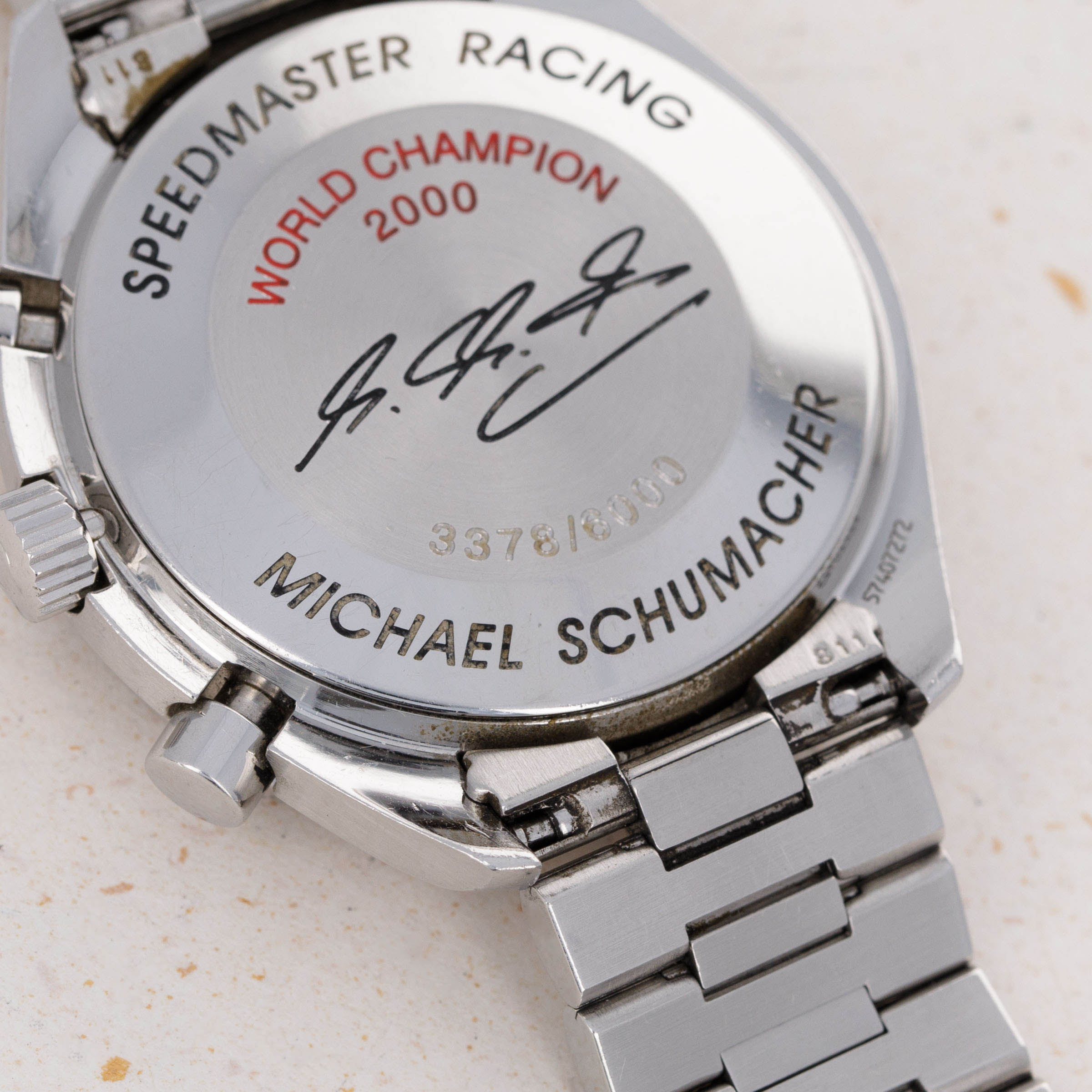 Omega Speedmaster 3518.50 Michael Schumacher Black Racing Dial