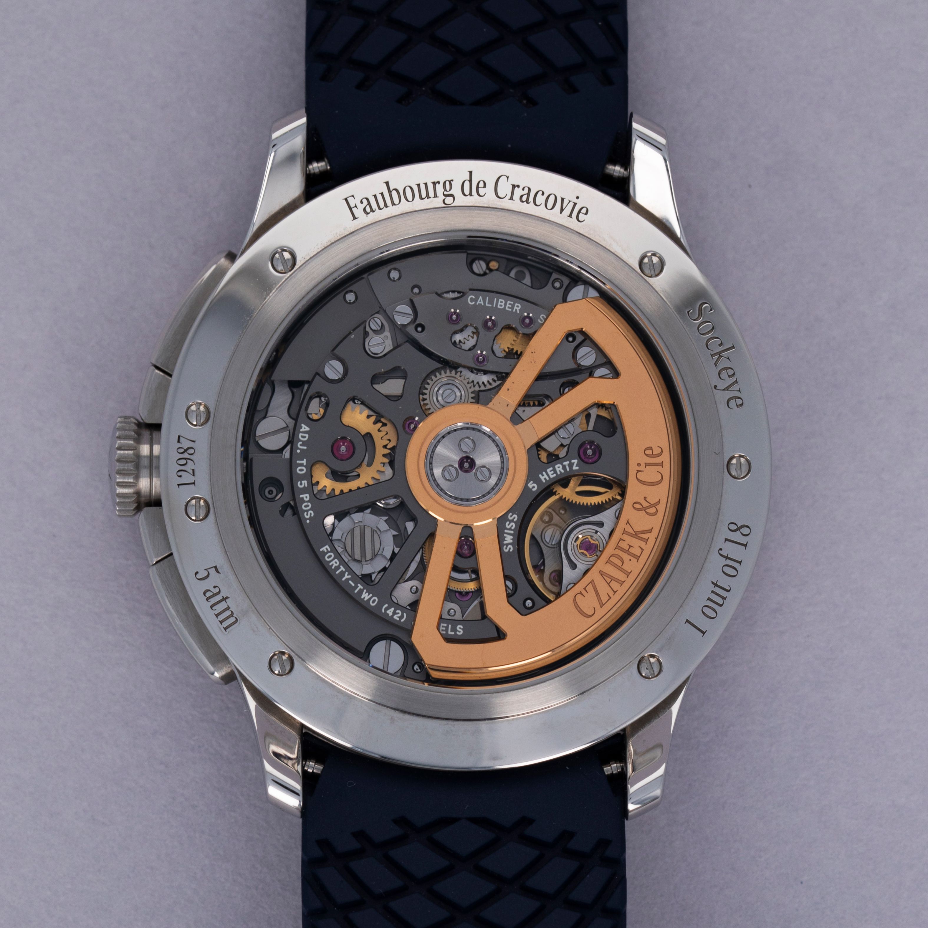 Czapek & Cie. Faubourg de Cracovie Chronograph Sockeye Dial